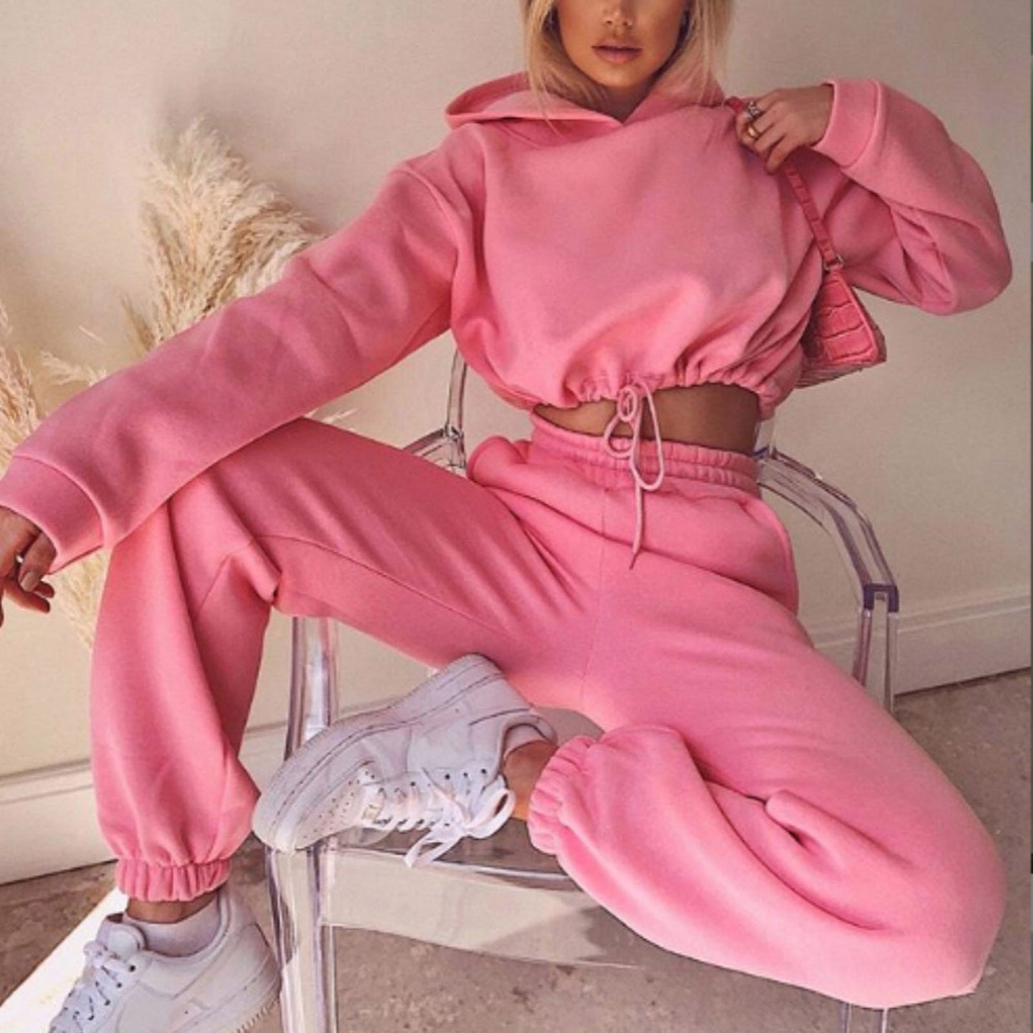 Jogging Suits For Women 2 Piece Sweatsuits Tracksuits Long Sleeve HoodieCasual Fitness Sportswear Various Colours