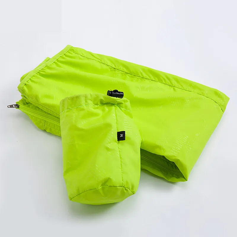 Uni-Sex Waterproof Quick Dry WindBreaker With Pockets Easy Carry