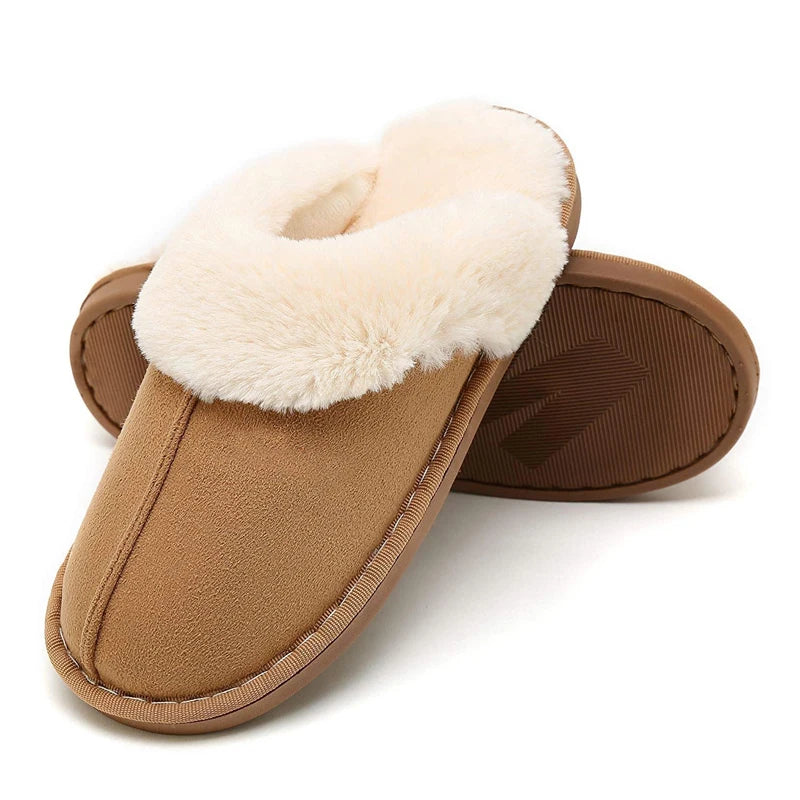 Ultra-soft Luxury Faux Suede Plush Slippers Unisex