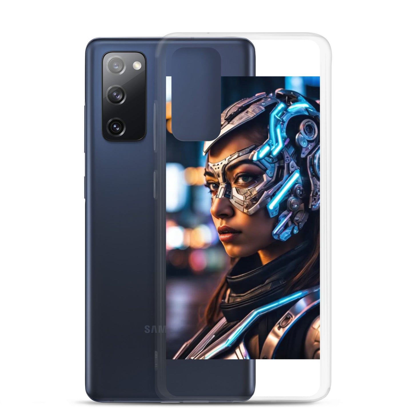 Cyborg Woman Clear Case for Samsung®