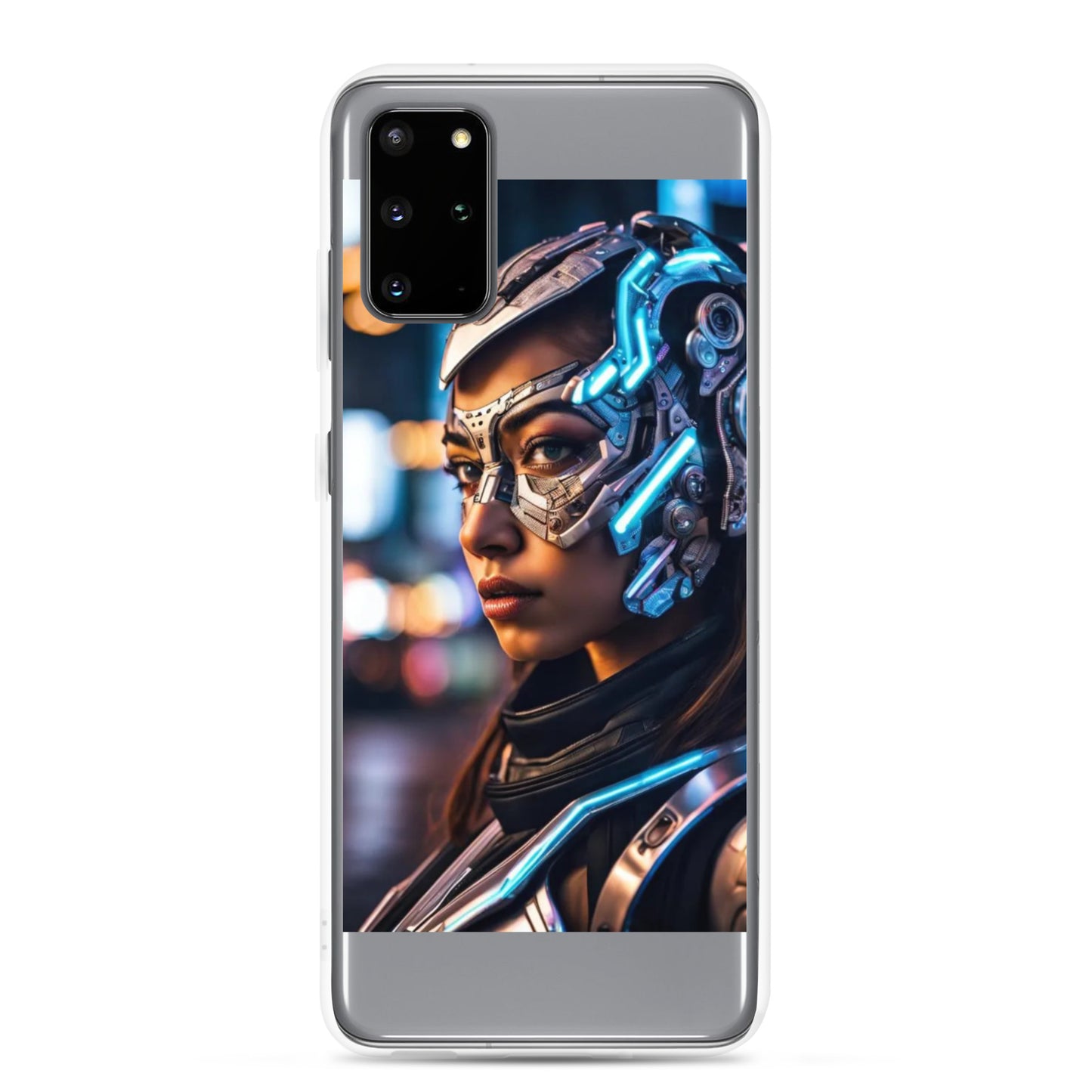 Cyborg Woman Clear Case for Samsung®