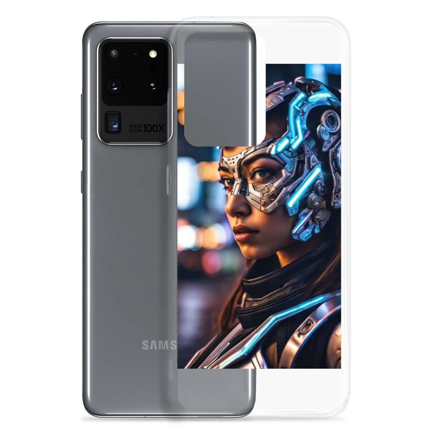 Cyborg Woman Clear Case for Samsung®