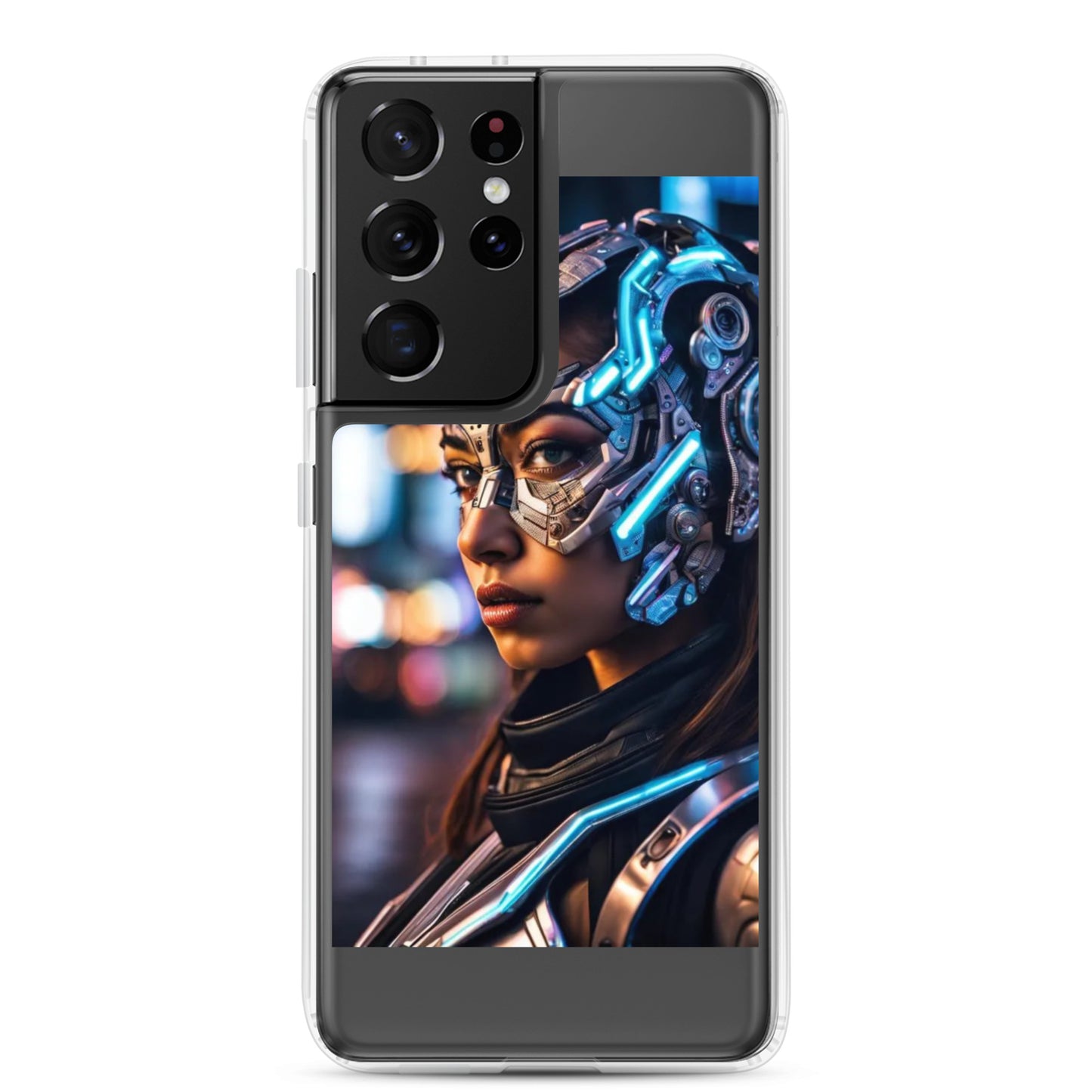 Cyborg Woman Clear Case for Samsung®