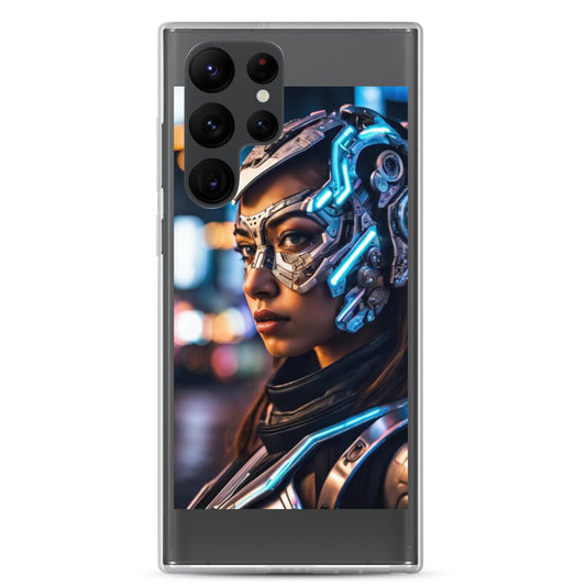 Cyborg Woman Clear Case for Samsung®