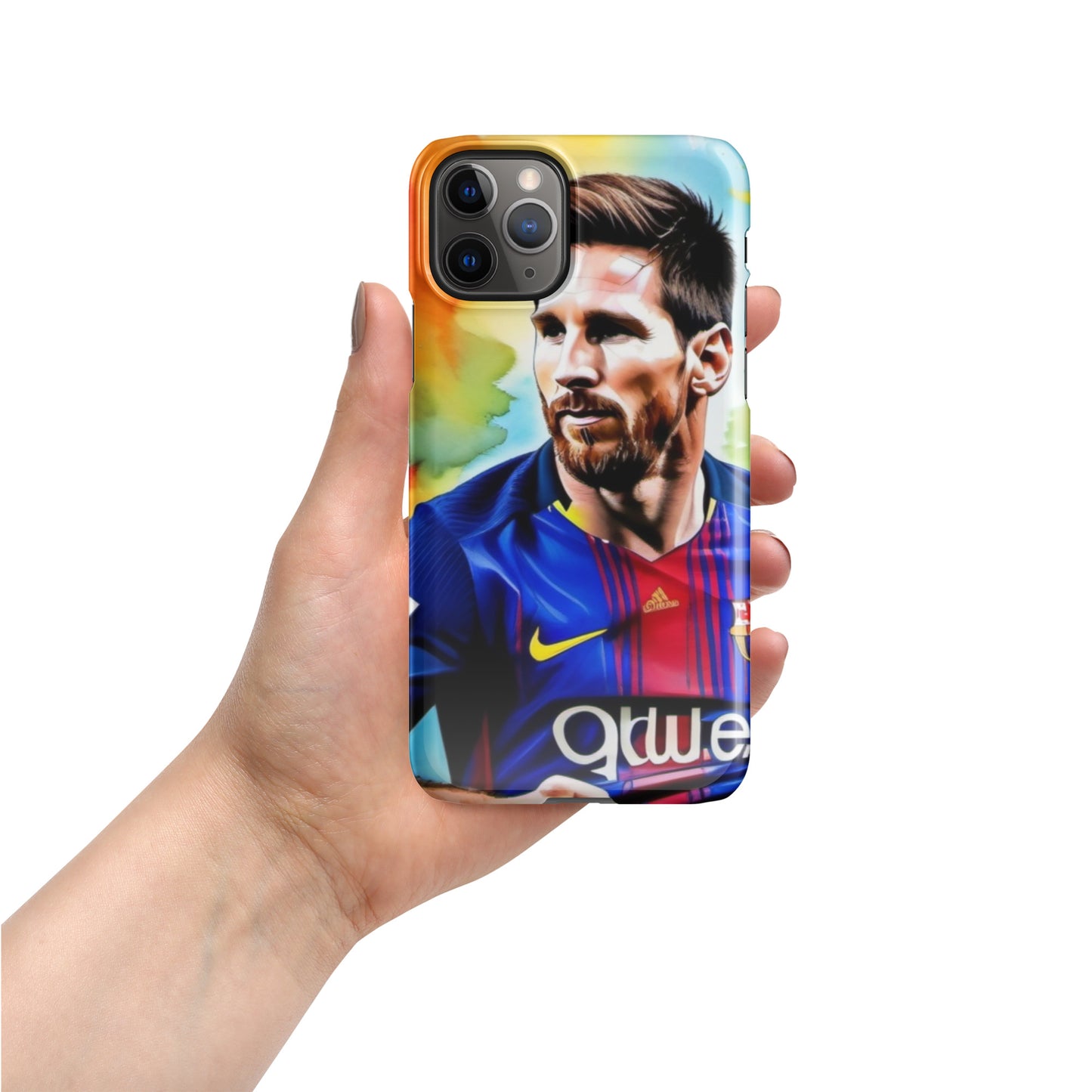 Messi Colourful Artwork Snap case for iPhone®