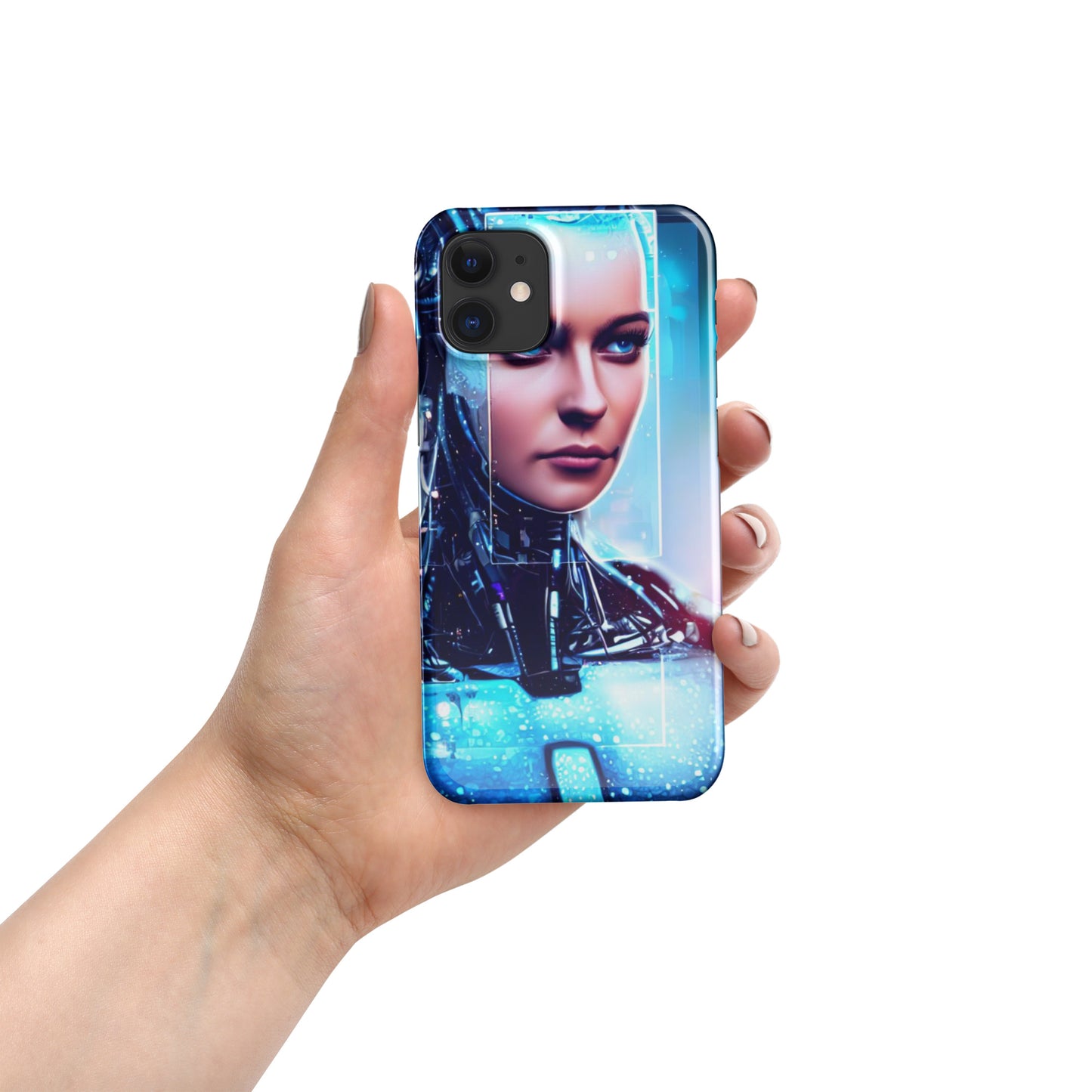 AI Human Robot Snap case for iPhone®