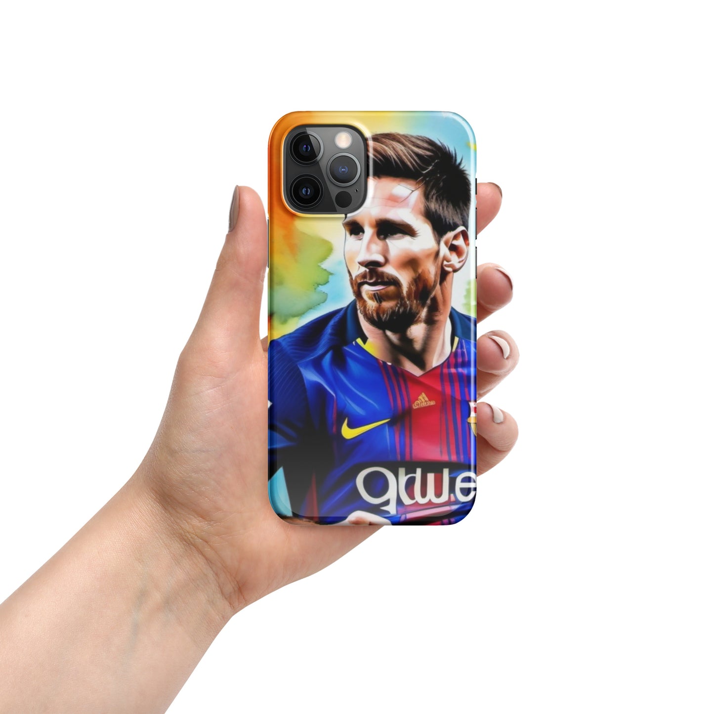Messi Colourful Artwork Snap case for iPhone®