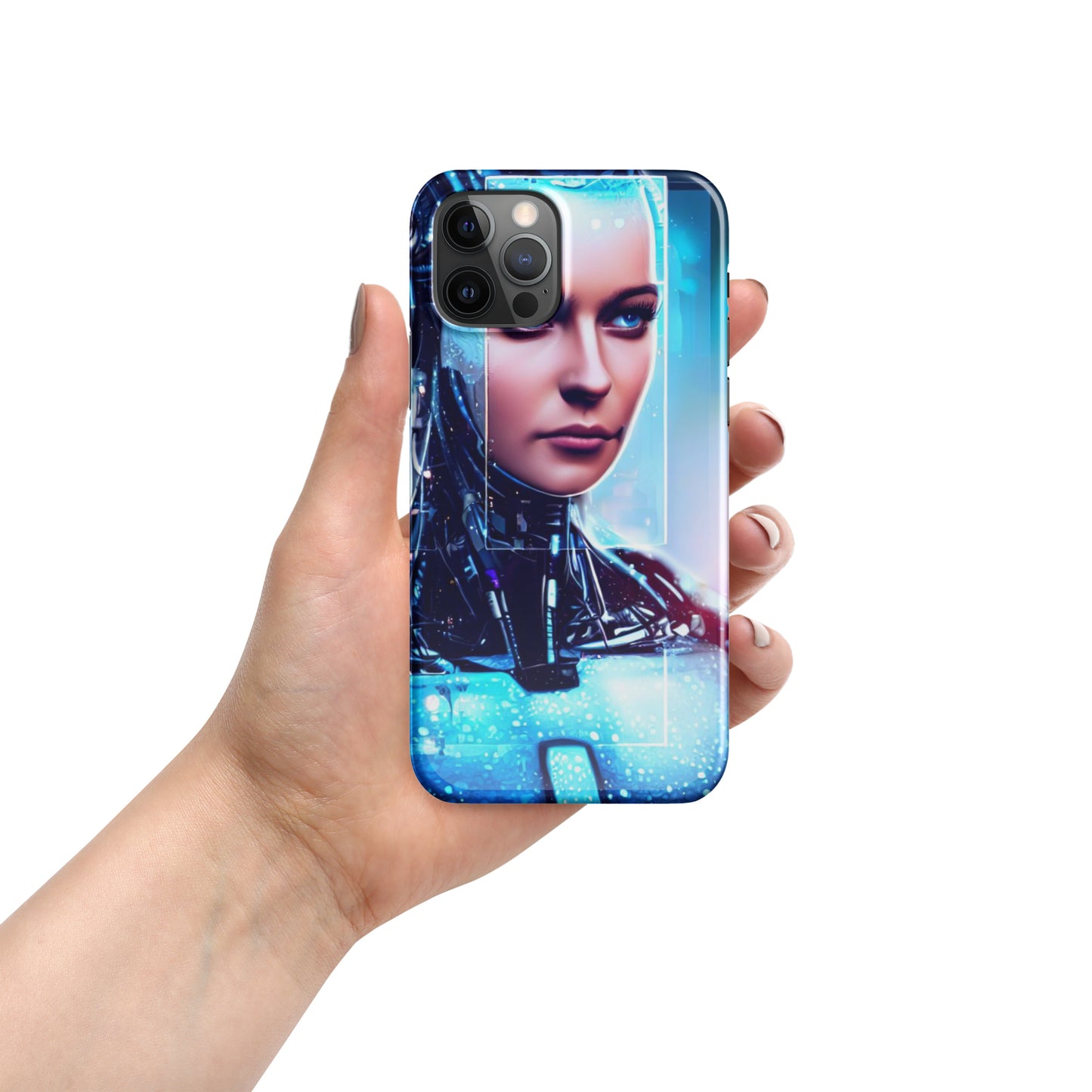 AI Human Robot Snap case for iPhone®