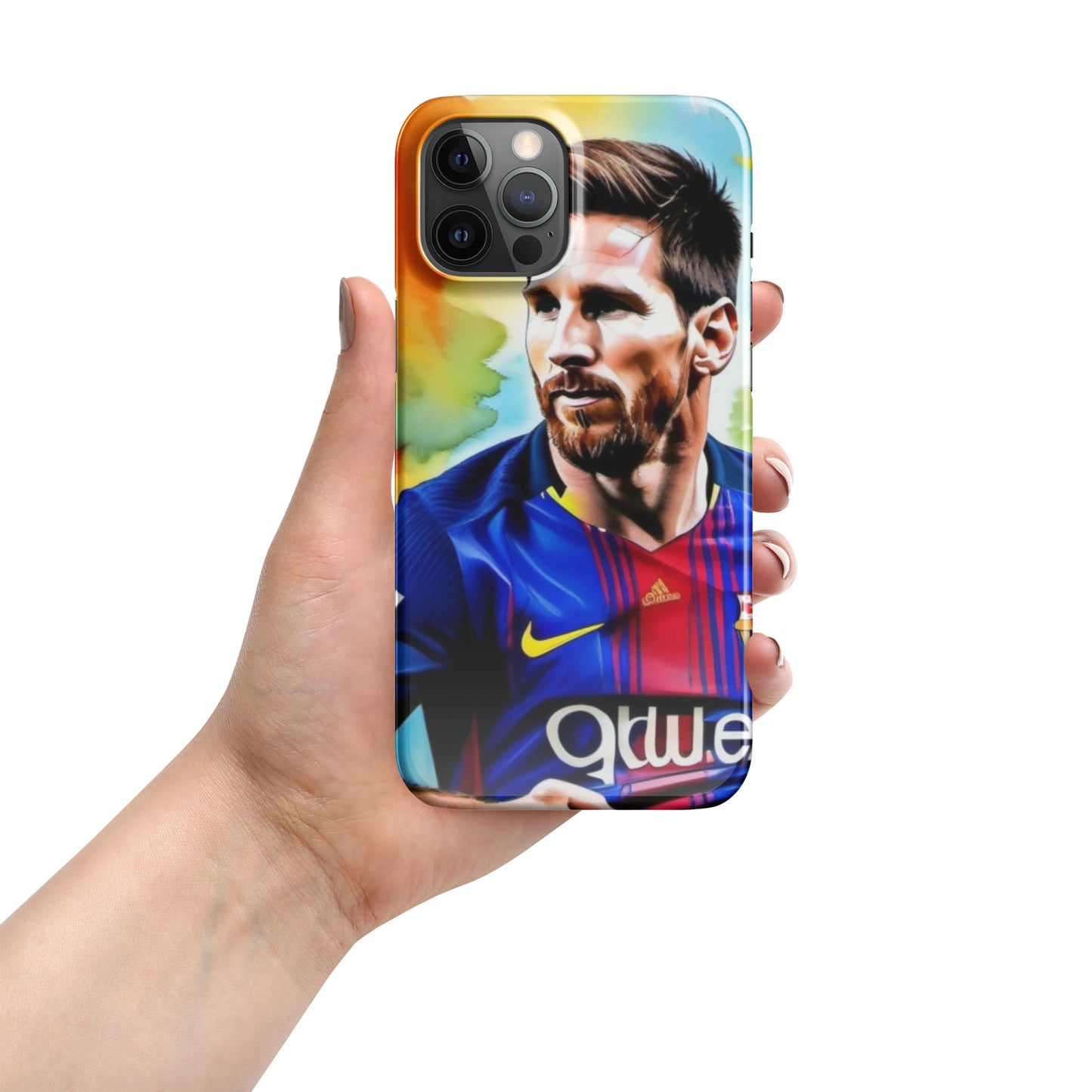 Messi Colourful Artwork Snap case for iPhone®
