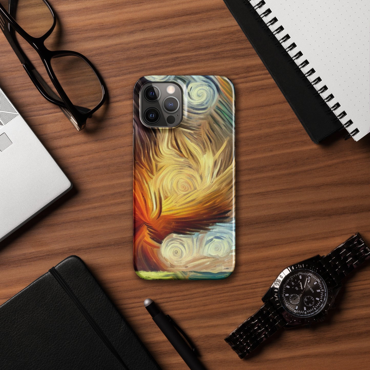 Explosive Storm Van Gough Style Snap case for iPhone®
