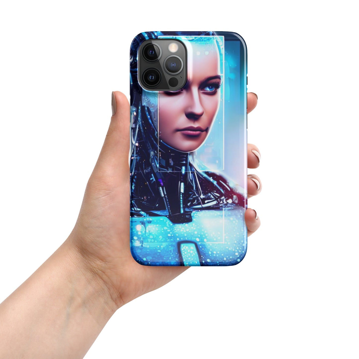 AI Human Robot Snap case for iPhone®