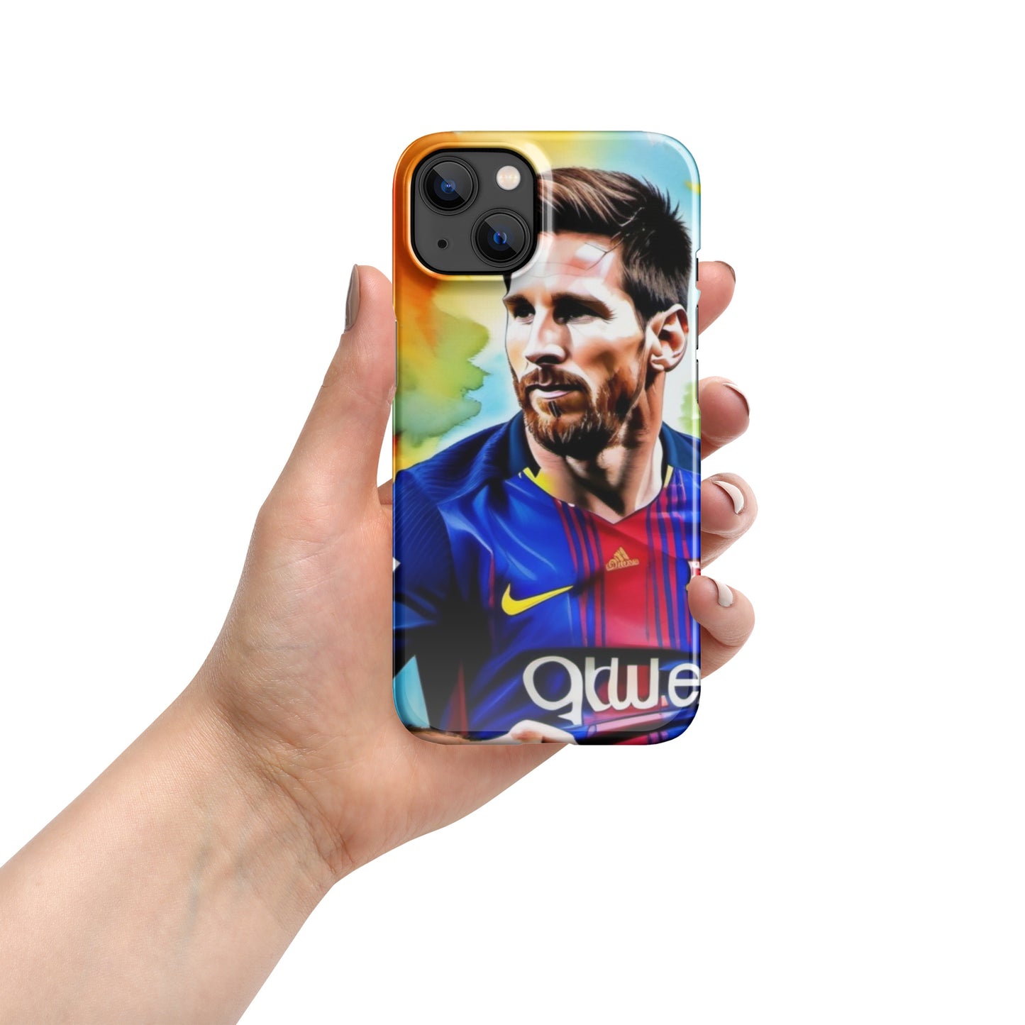 Messi Colourful Artwork Snap case for iPhone®