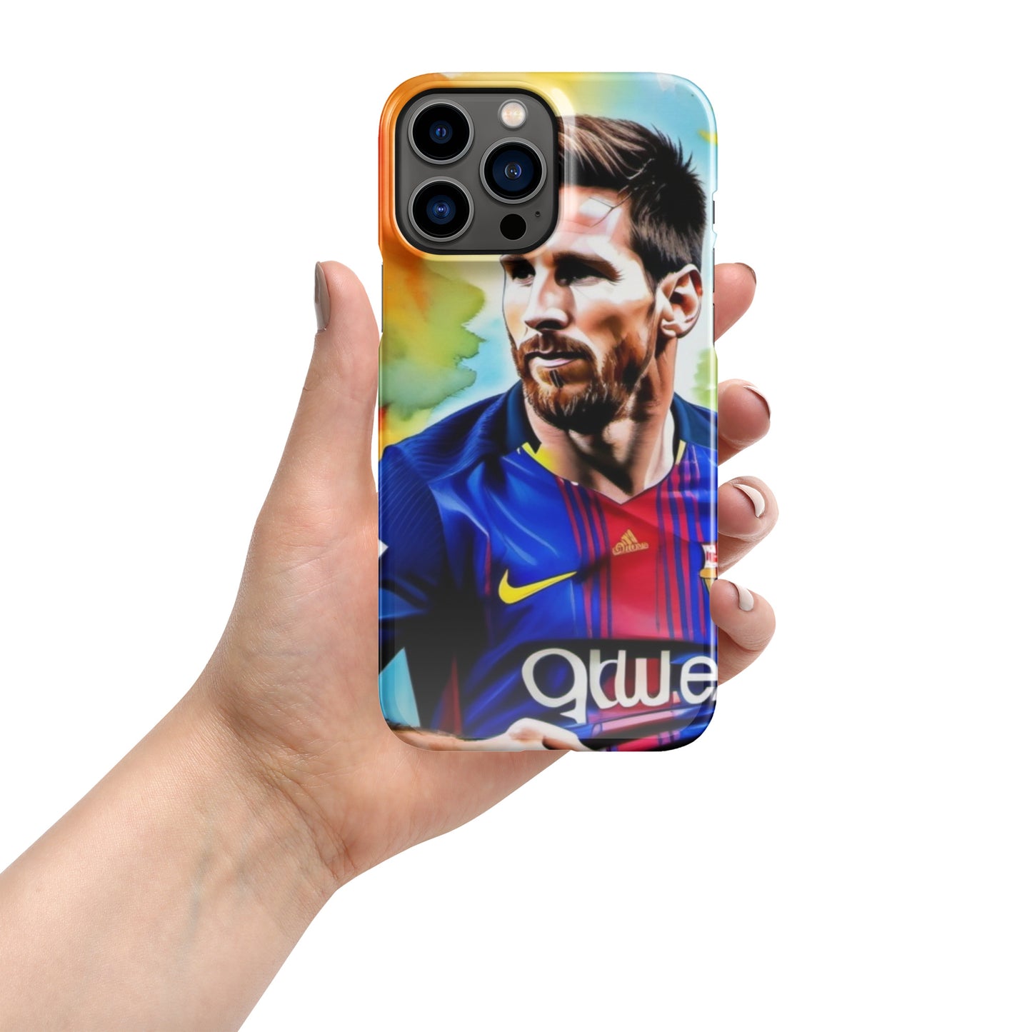 Messi Colourful Artwork Snap case for iPhone®