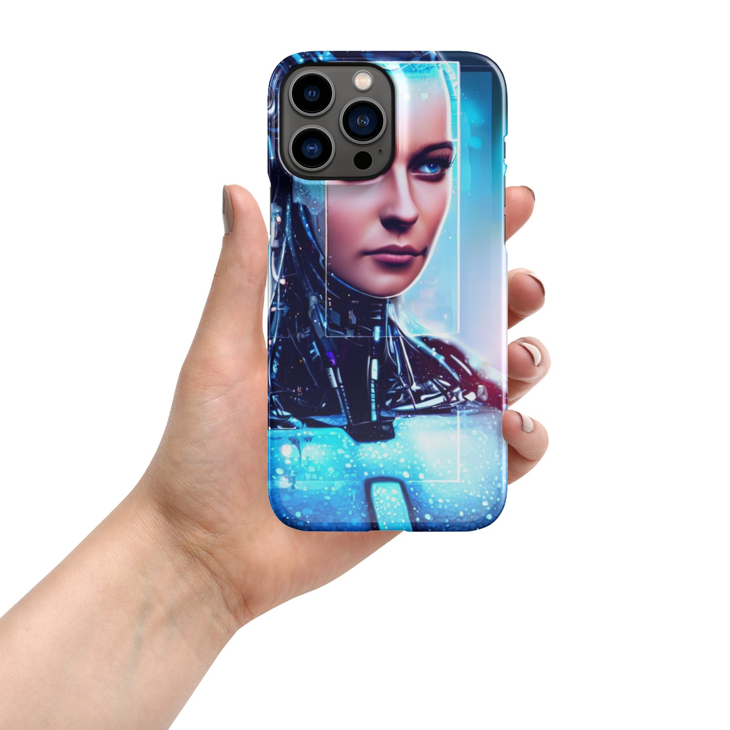 AI Human Robot Snap case for iPhone®