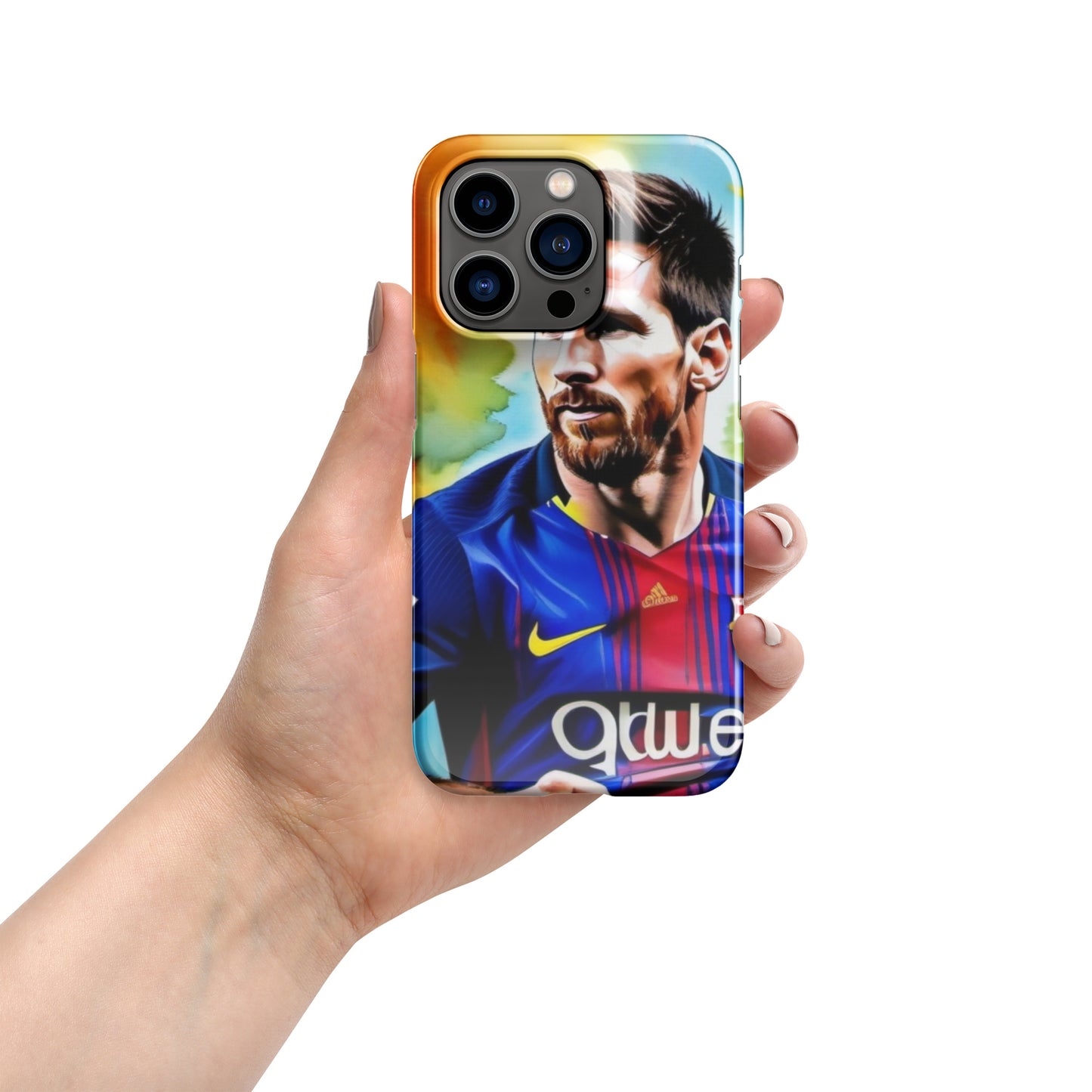 Messi Colourful Artwork Snap case for iPhone®