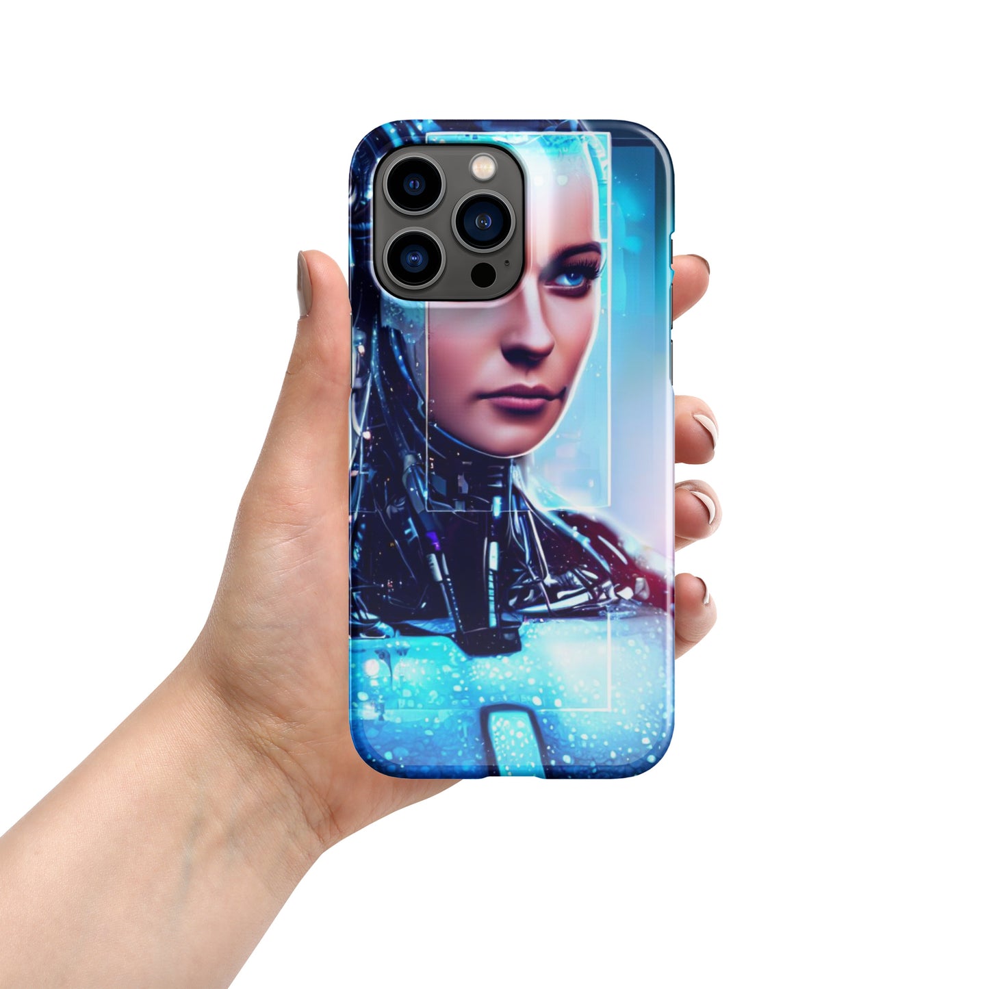 AI Human Robot Snap case for iPhone®