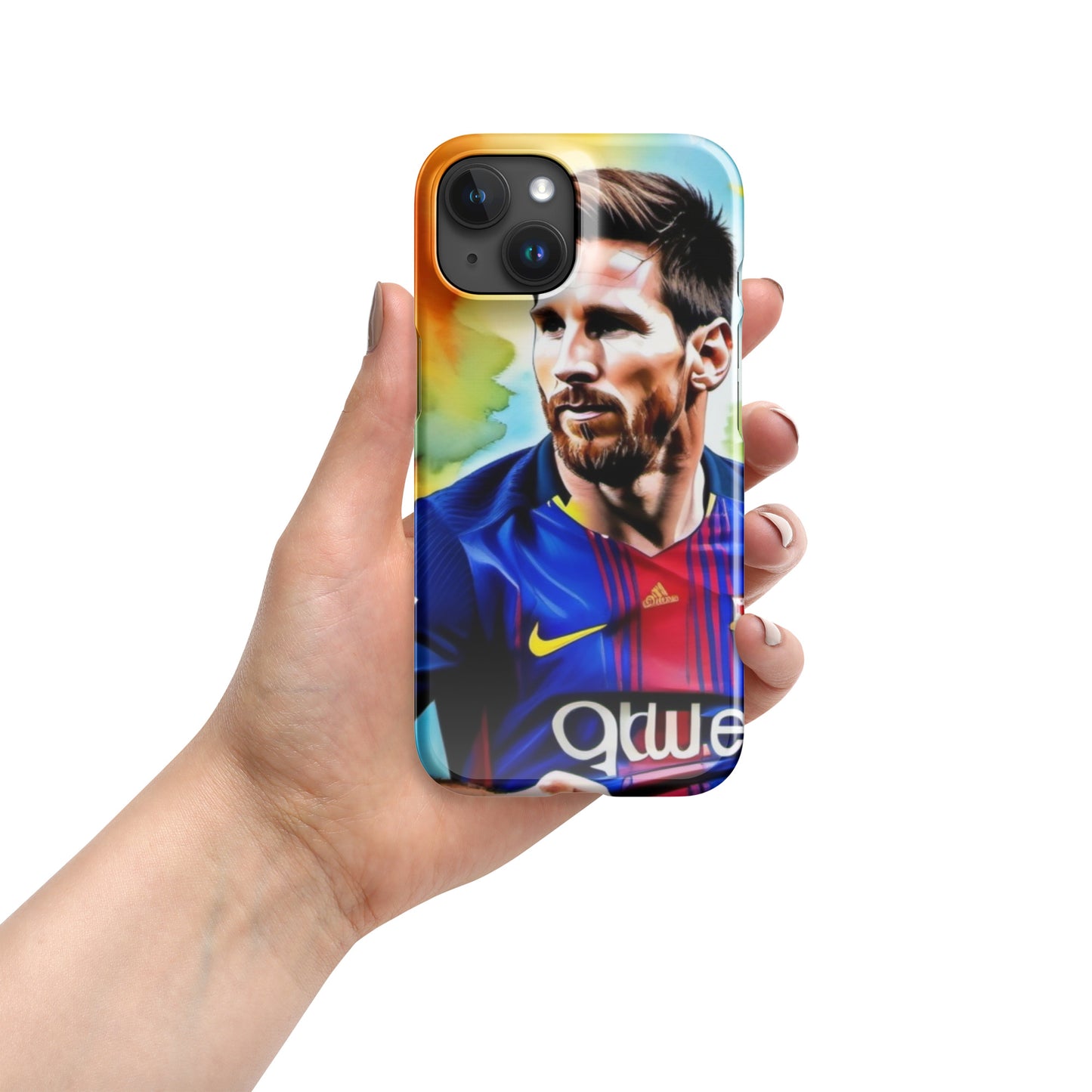 Messi Colourful Artwork Snap case for iPhone®