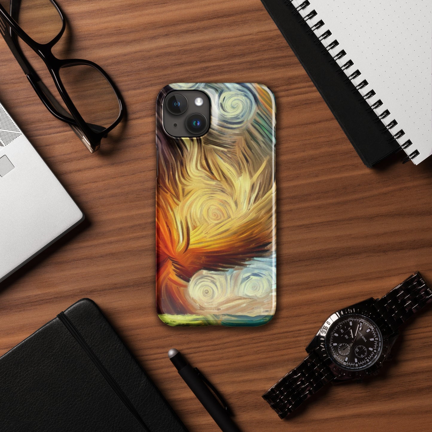 Explosive Storm Van Gough Style Snap case for iPhone®
