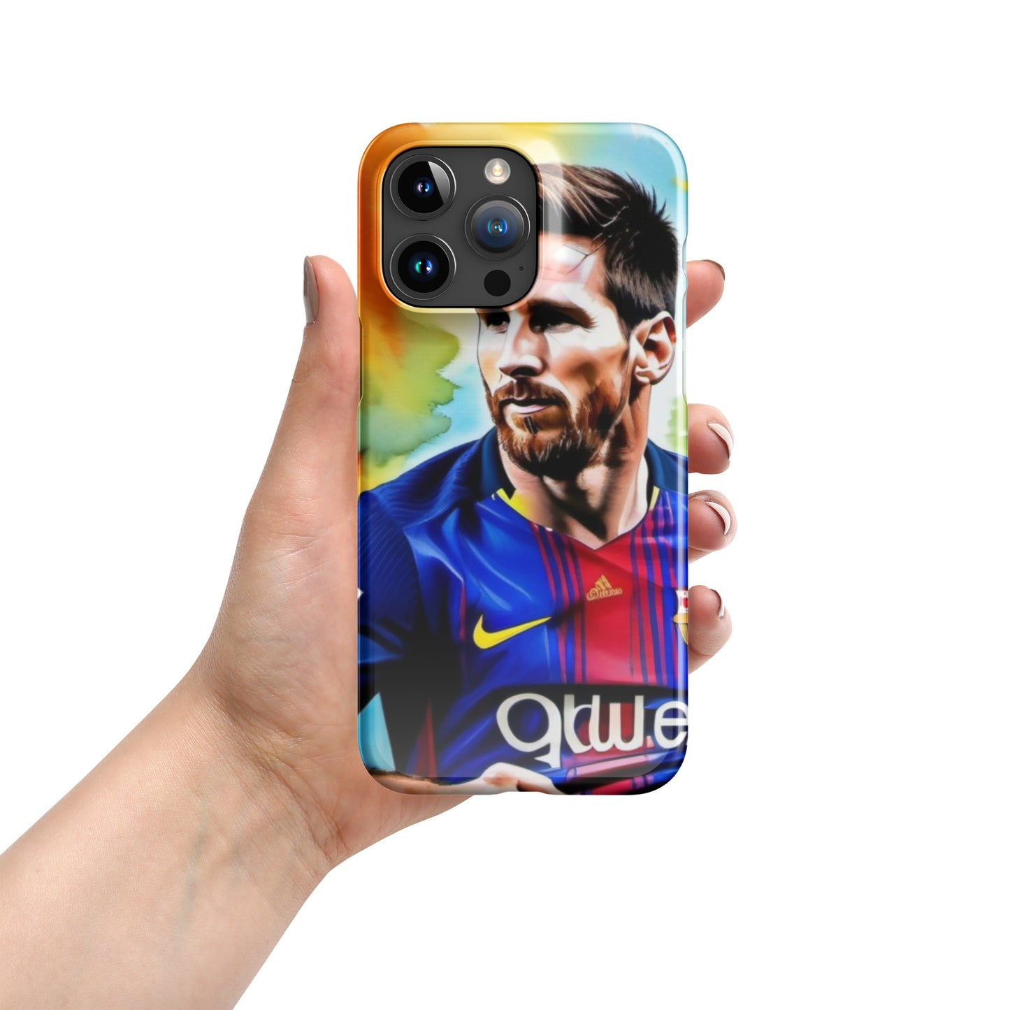 Messi Colourful Artwork Snap case for iPhone®