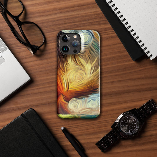 Explosive Storm Van Gough Style Snap case for iPhone®