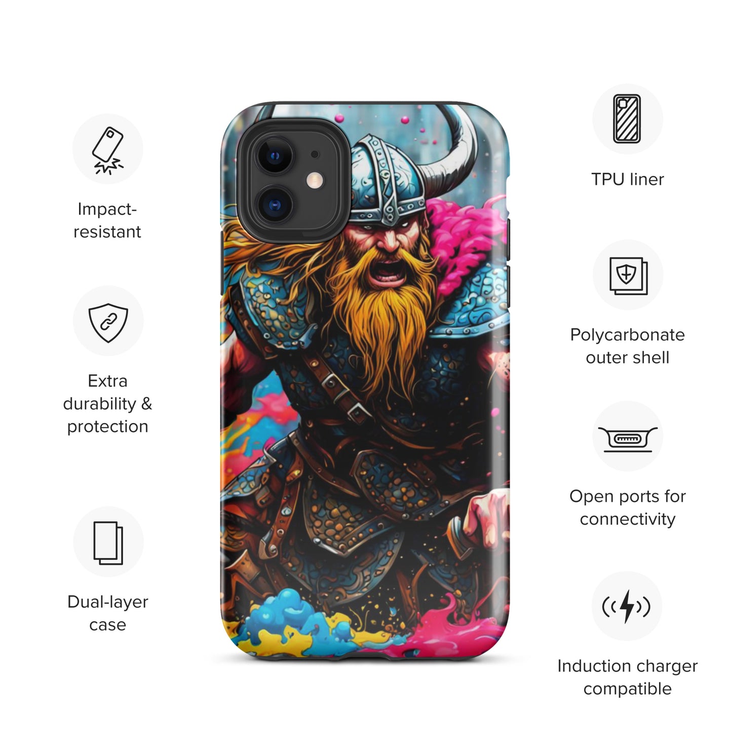 Vibrant Viking Tough Case for iPhone®