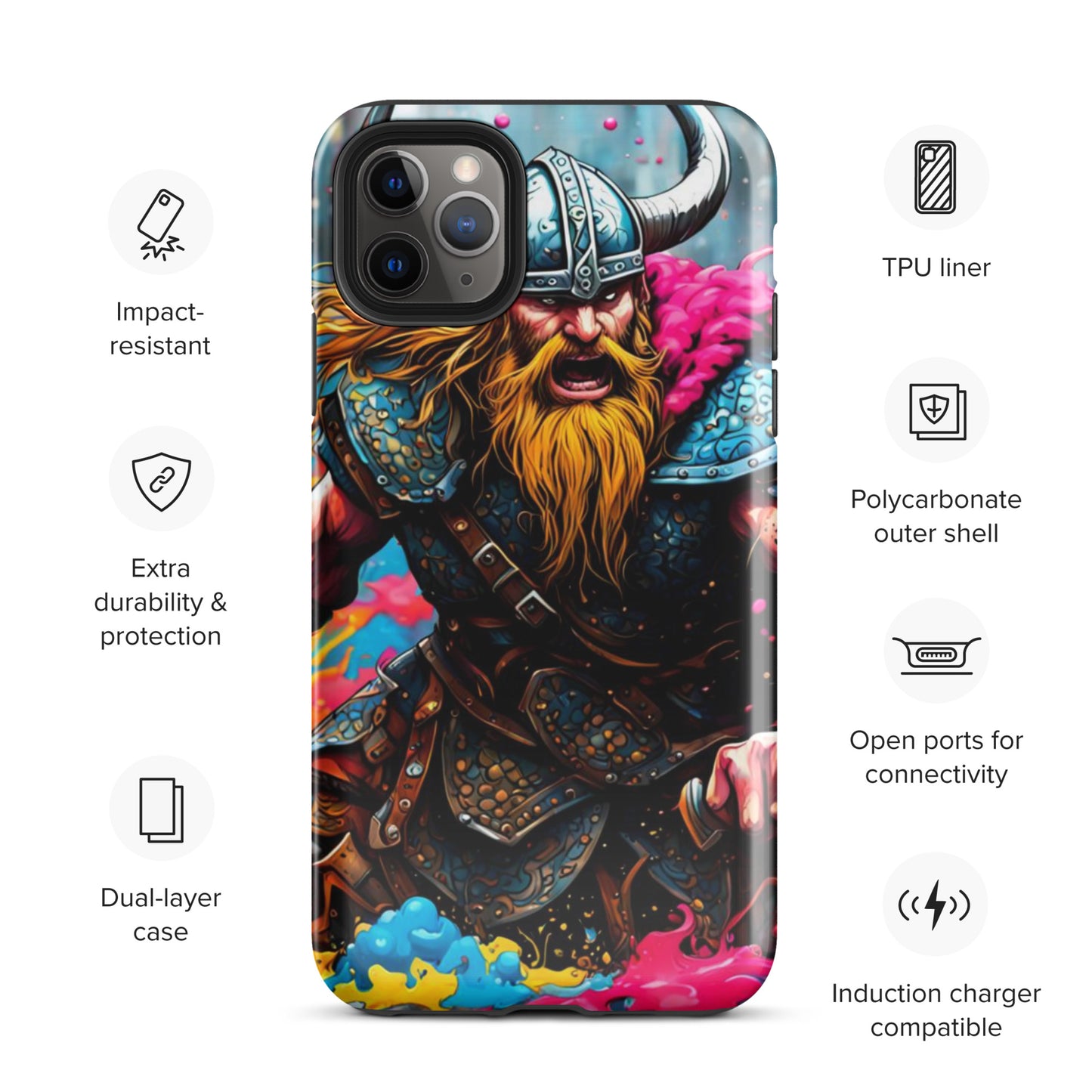 Vibrant Viking Tough Case for iPhone®