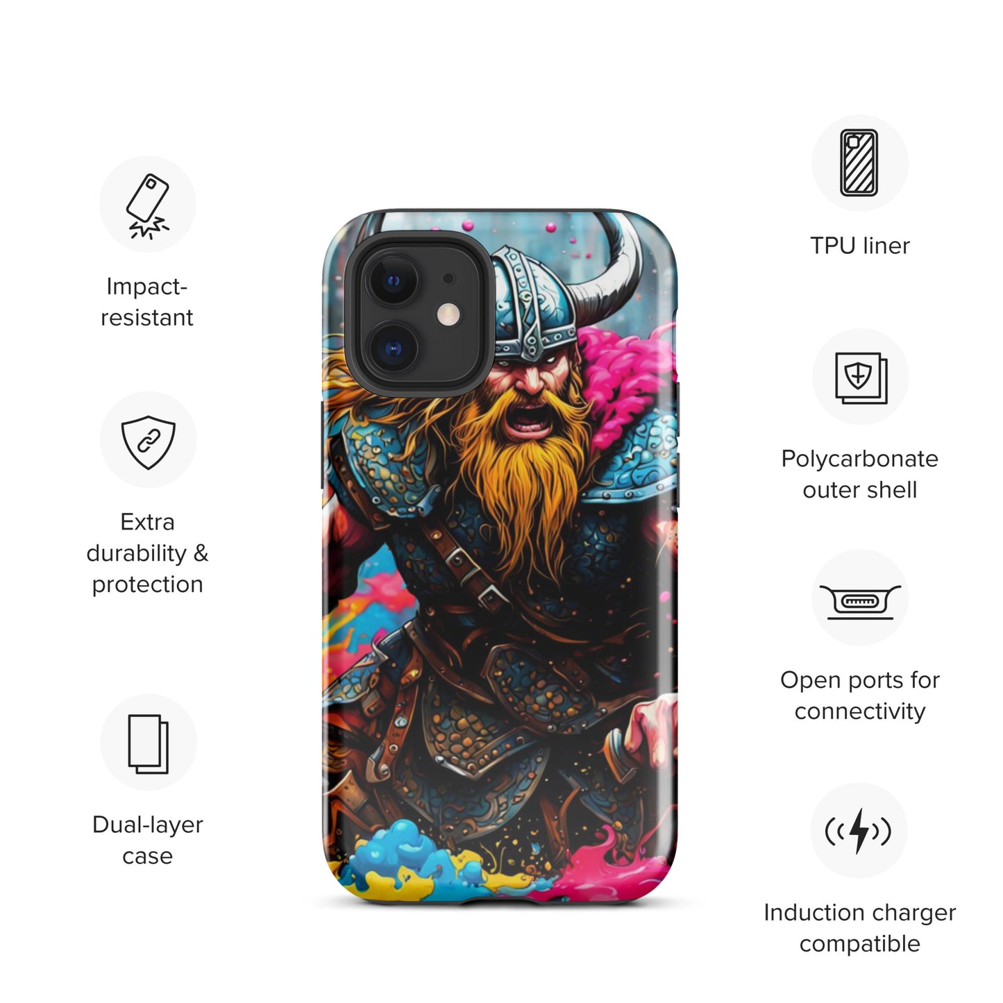 Vibrant Viking Tough Case for iPhone®
