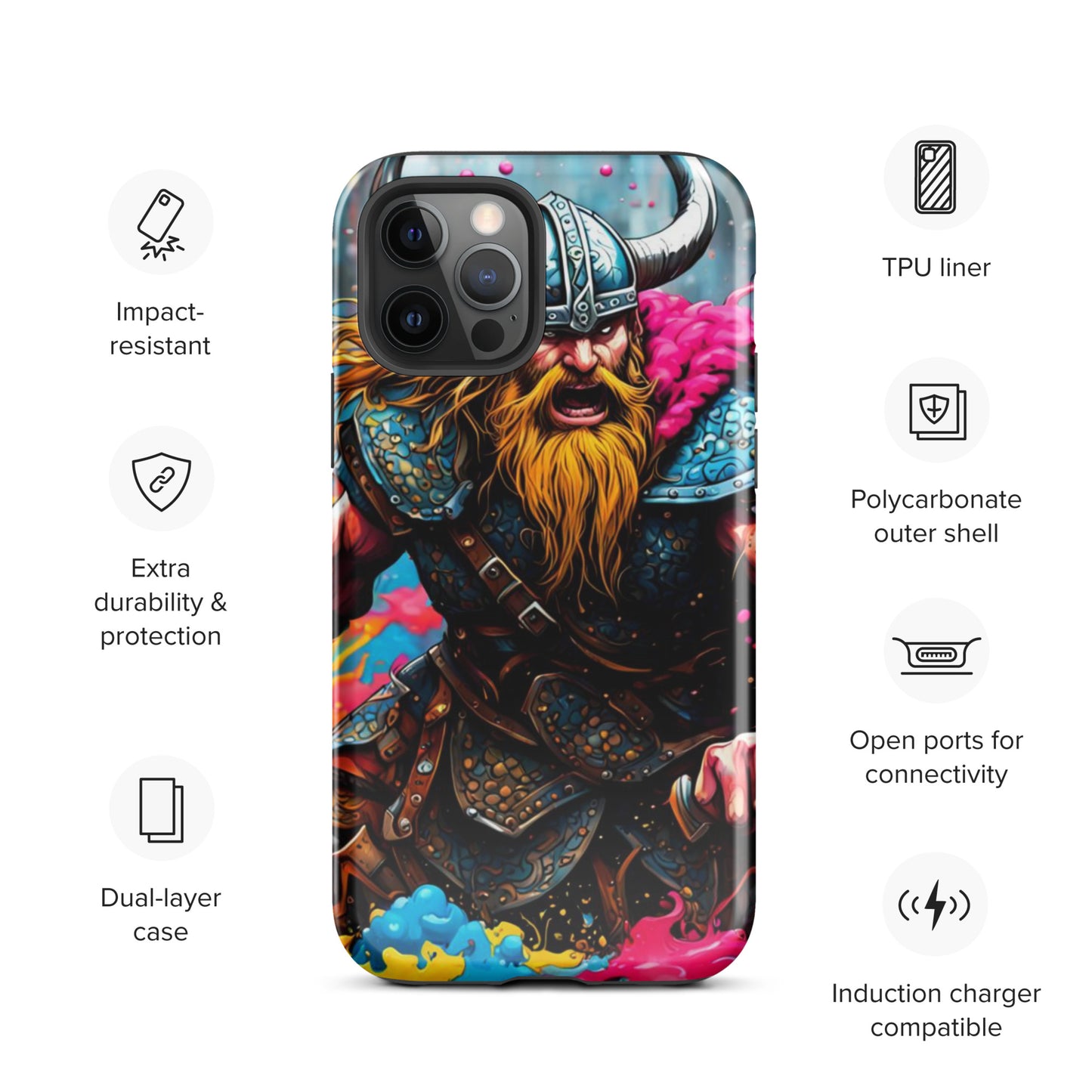 Vibrant Viking Tough Case for iPhone®
