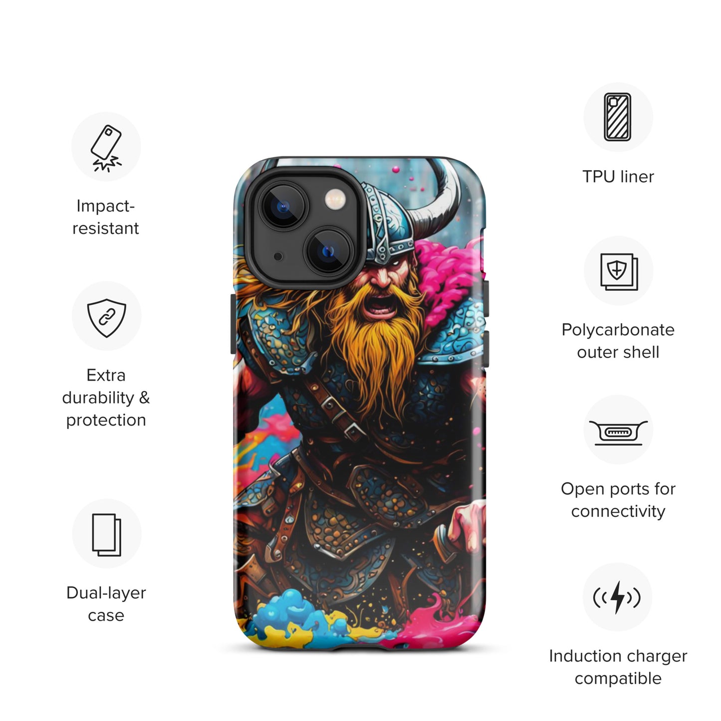 Vibrant Viking Tough Case for iPhone®