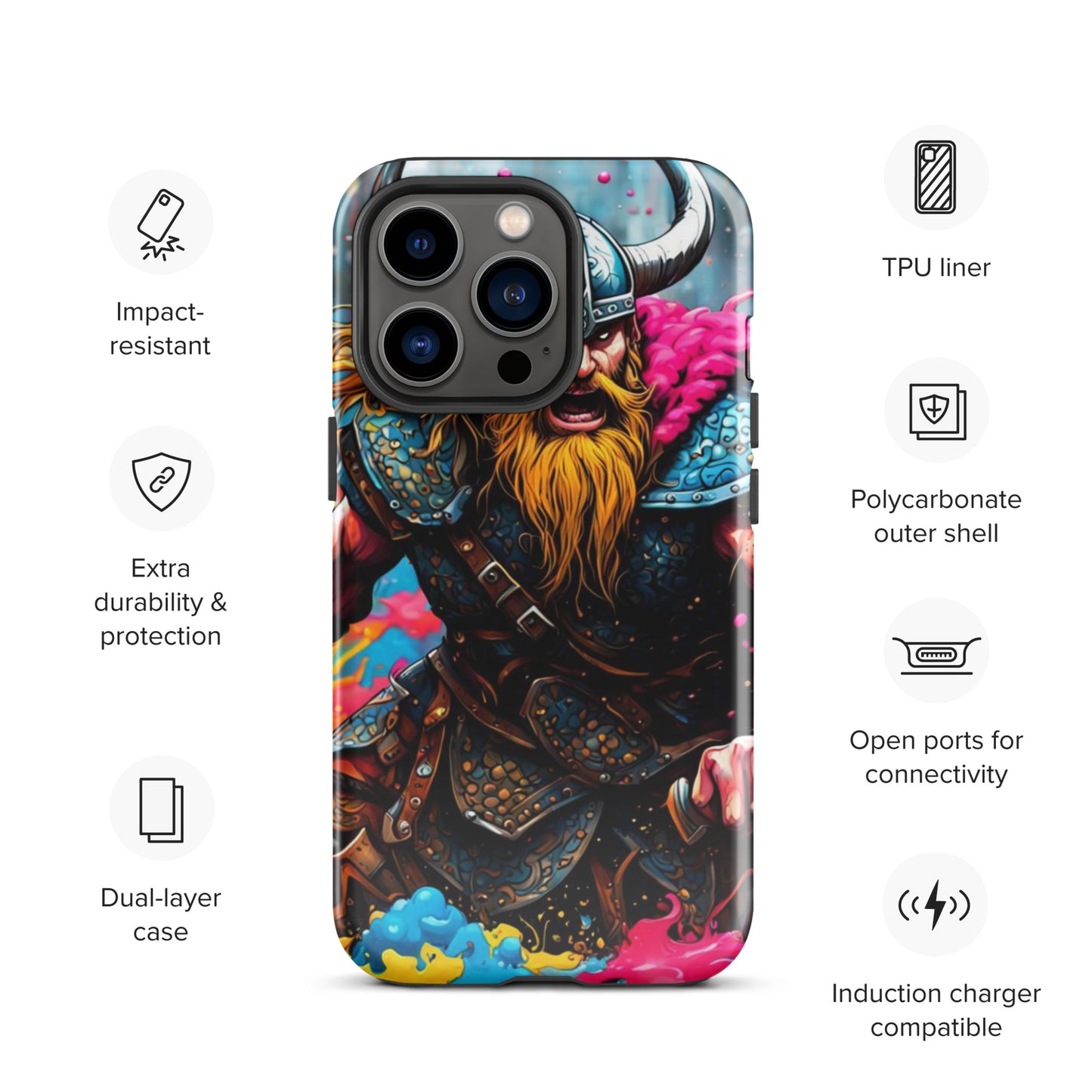 Vibrant Viking Tough Case for iPhone®