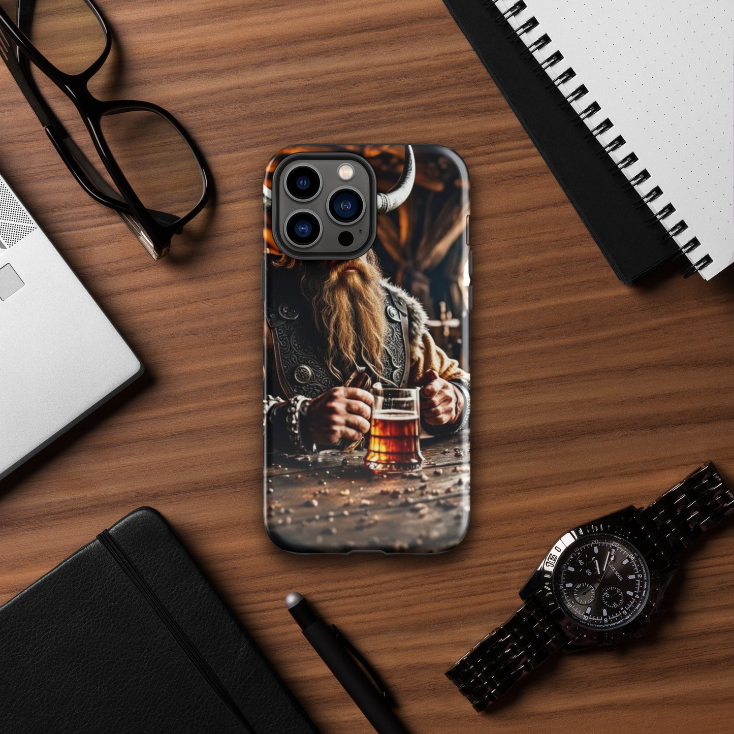 Viking Drinking Mead Tough Case for iPhone®