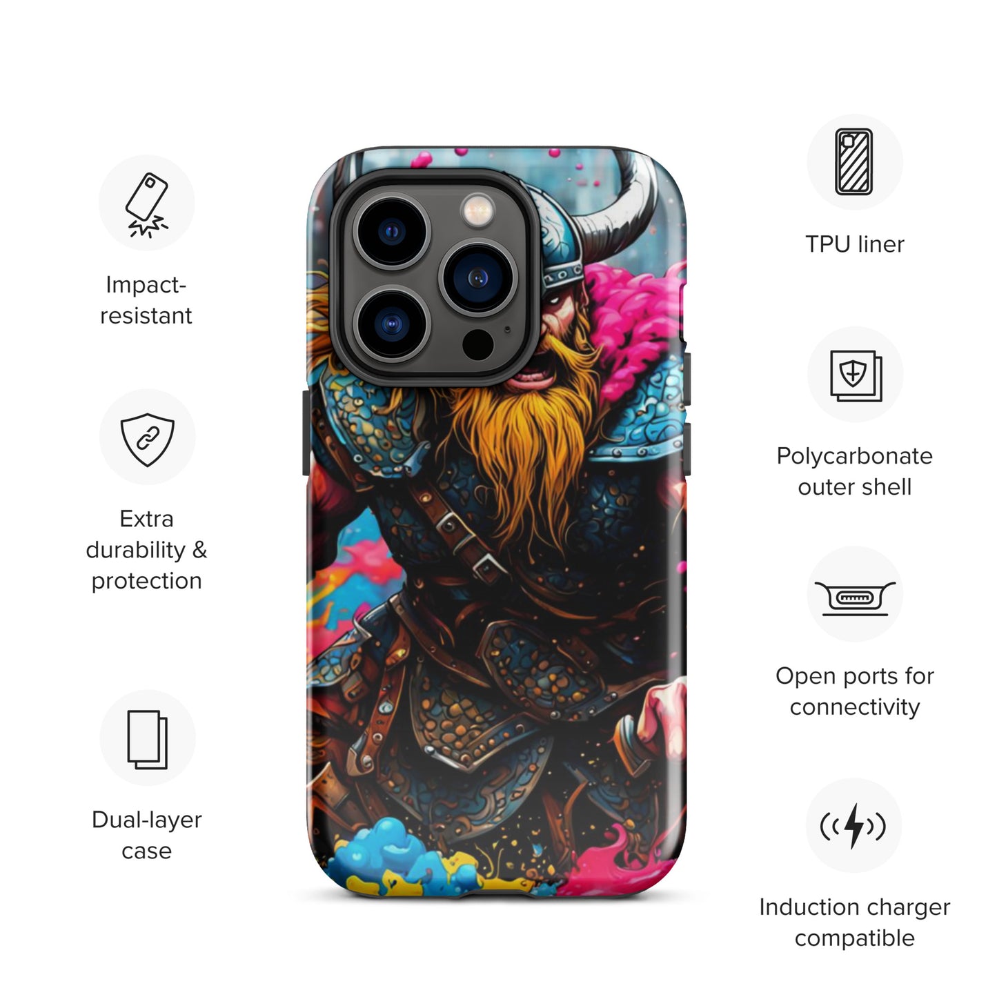 Vibrant Viking Tough Case for iPhone®