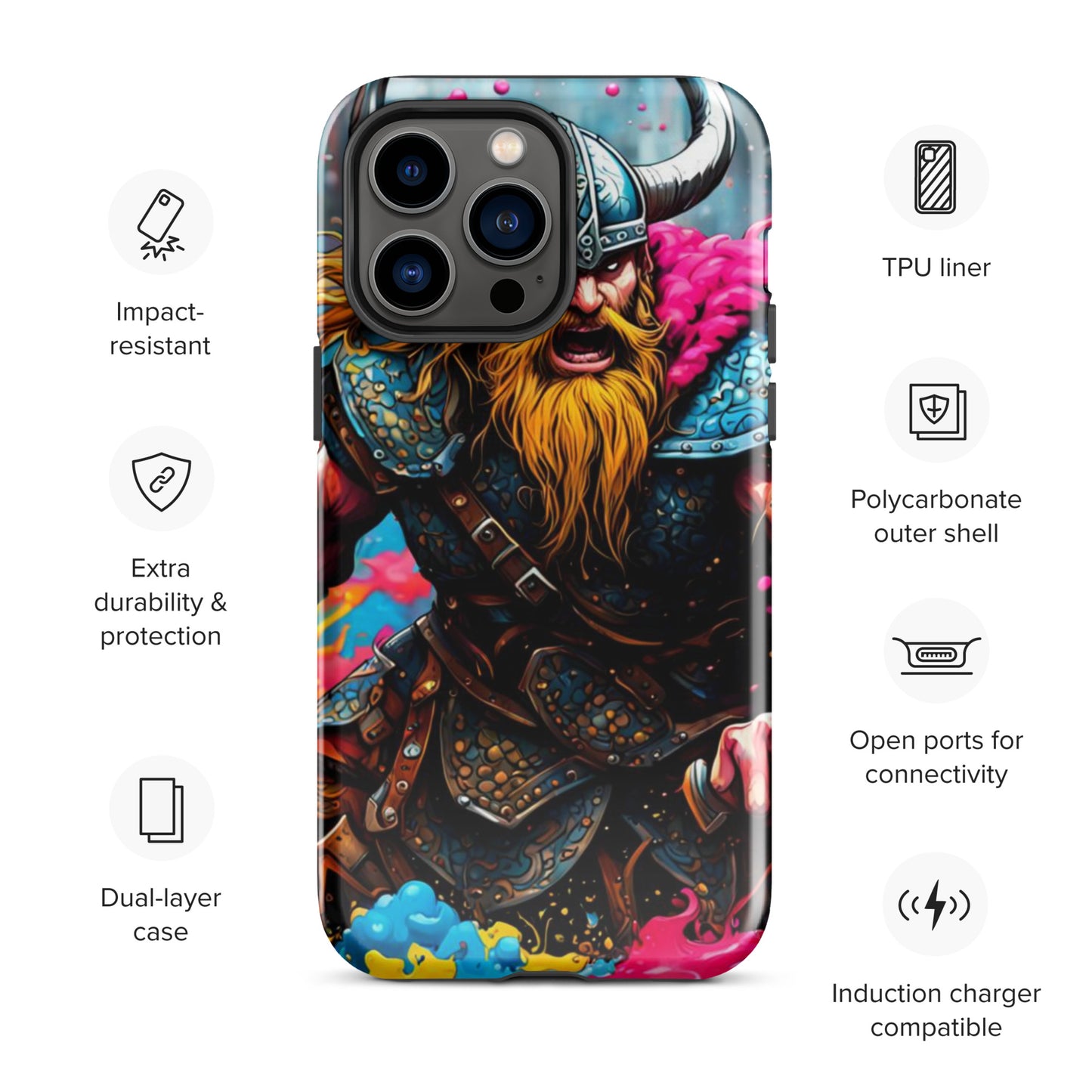Vibrant Viking Tough Case for iPhone®