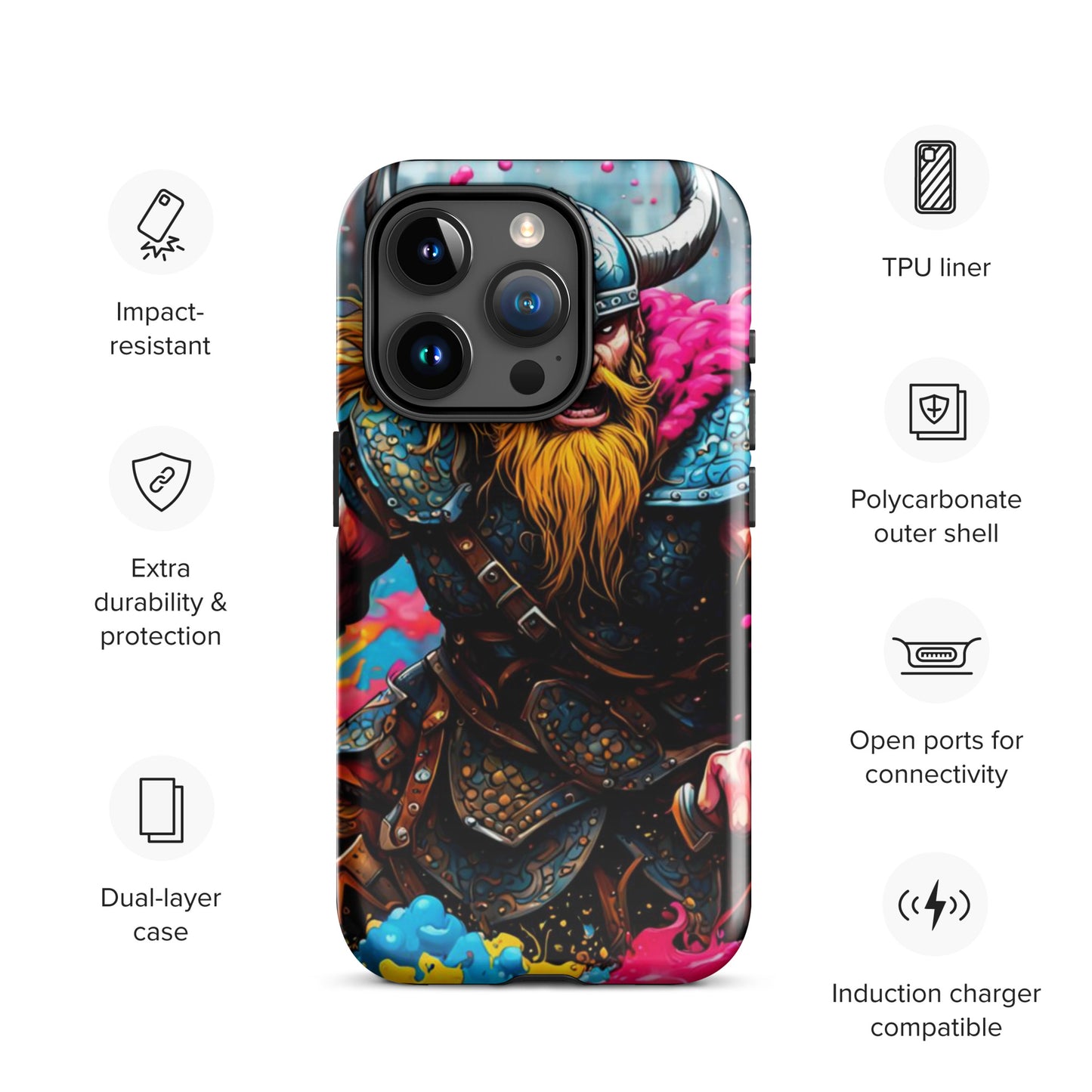 Vibrant Viking Tough Case for iPhone®