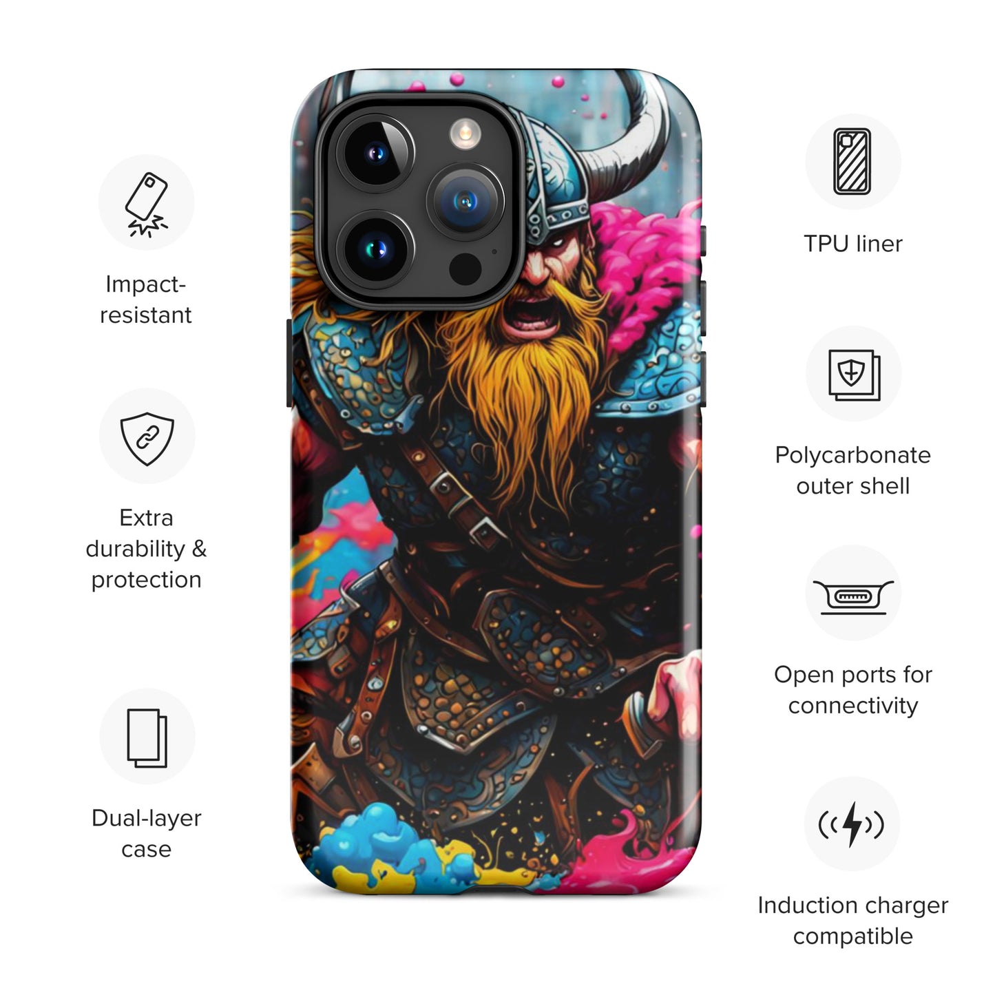 Vibrant Viking Tough Case for iPhone®