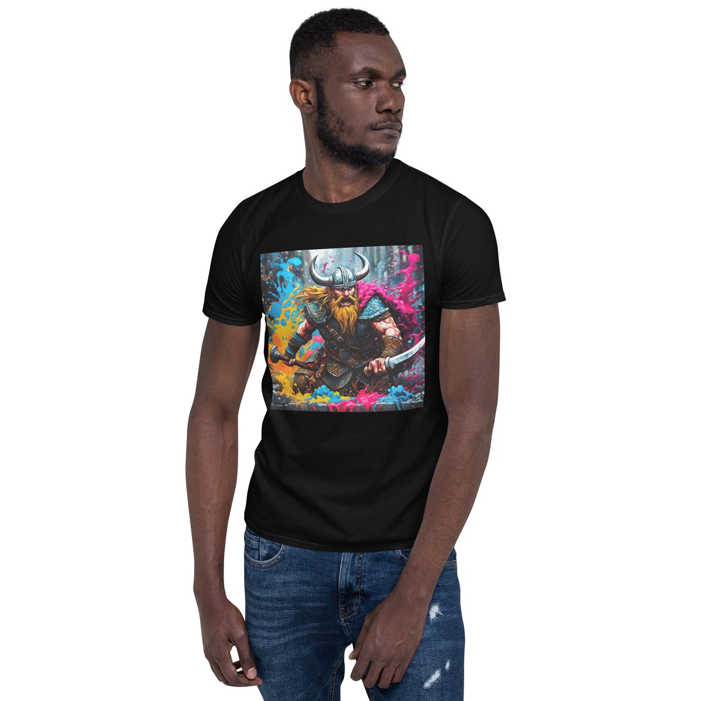 Vibrant Viking Short-Sleeve Unisex T-Shirt