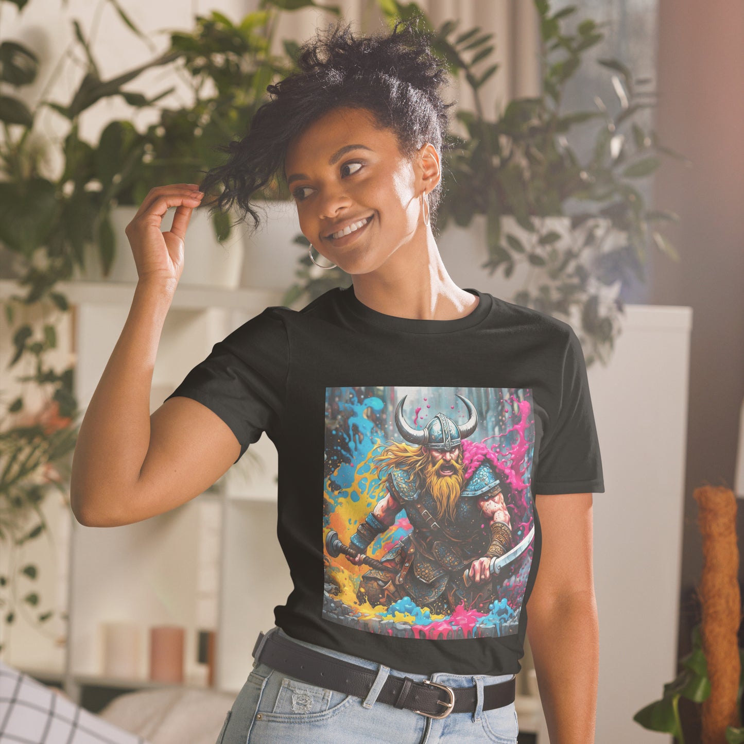 Vibrant Viking Short-Sleeve Unisex T-Shirt