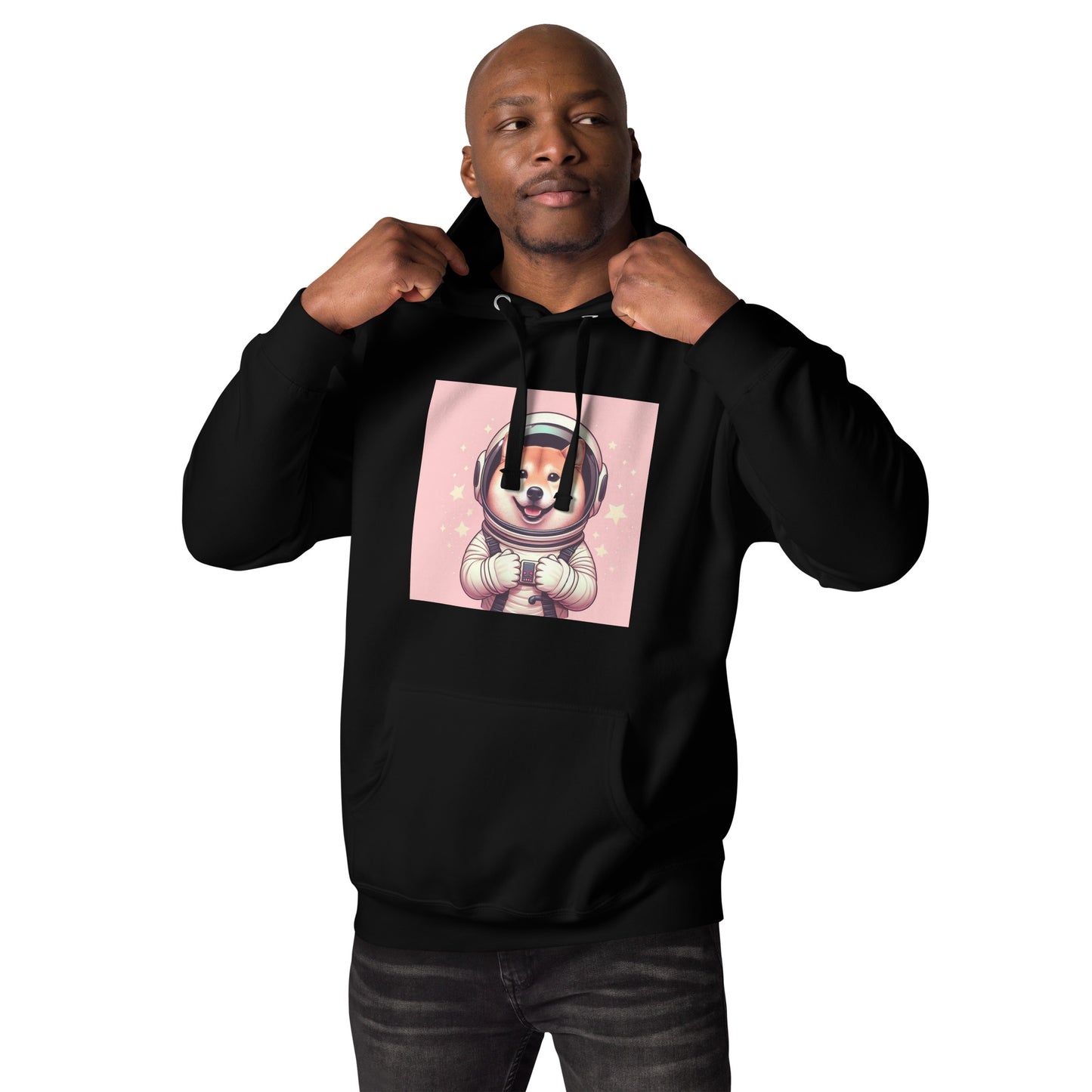 Pink Shiba Unisex Hoodie