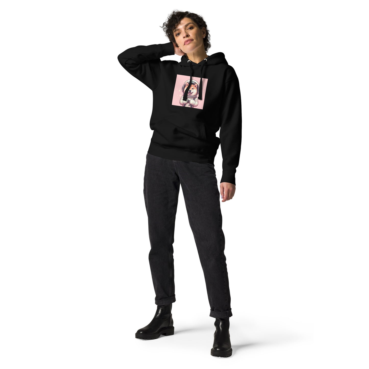 Pink Shiba Unisex Hoodie