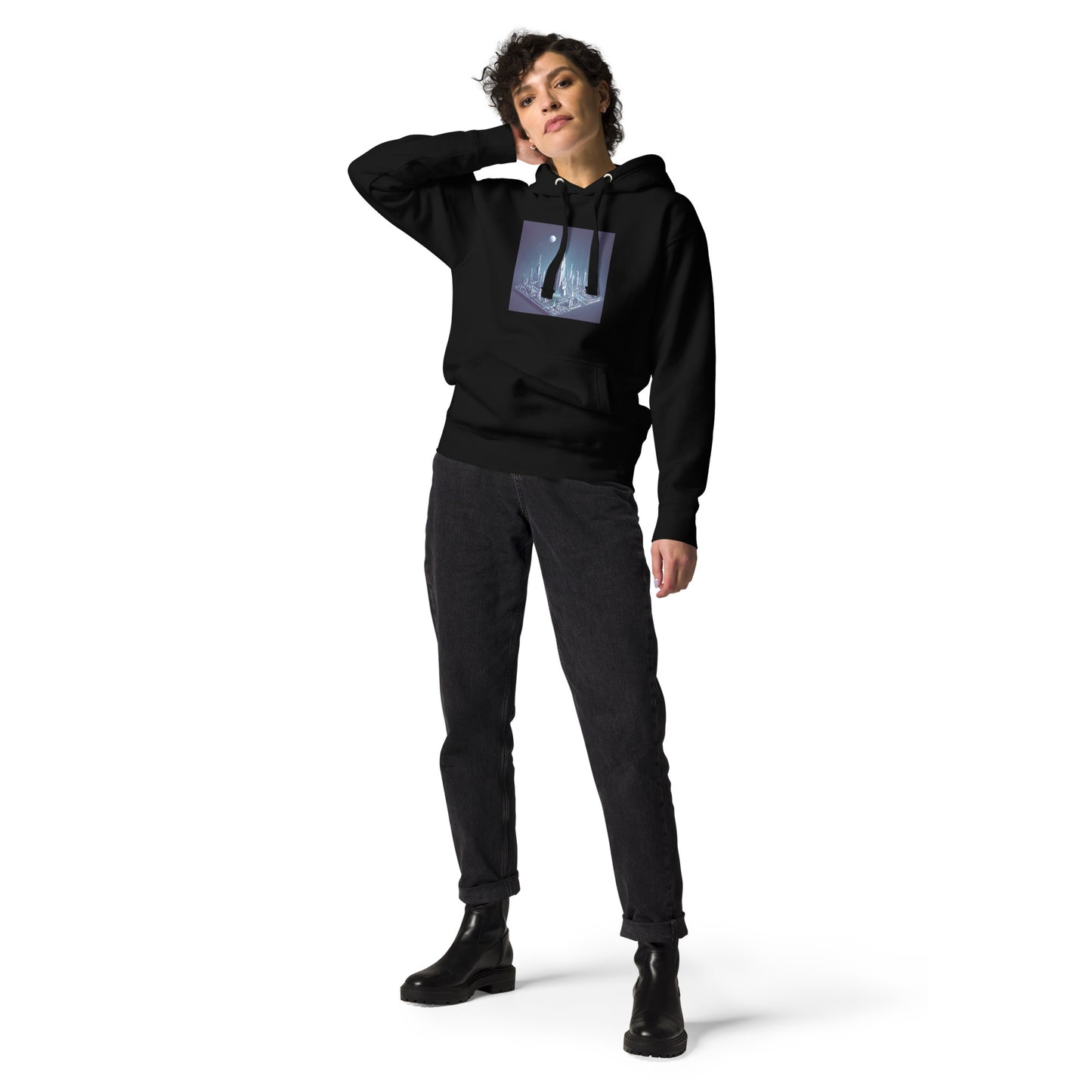Futuristic City Unisex Hoodie