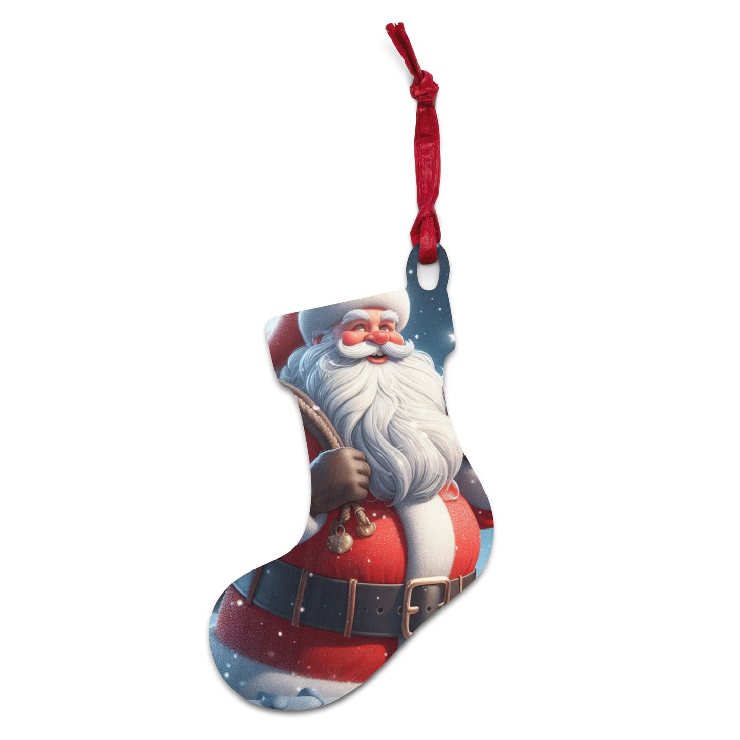 Santa Wooden ornaments
