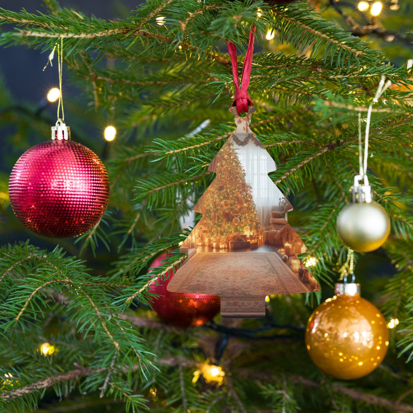 Christmas Evening Wooden ornaments