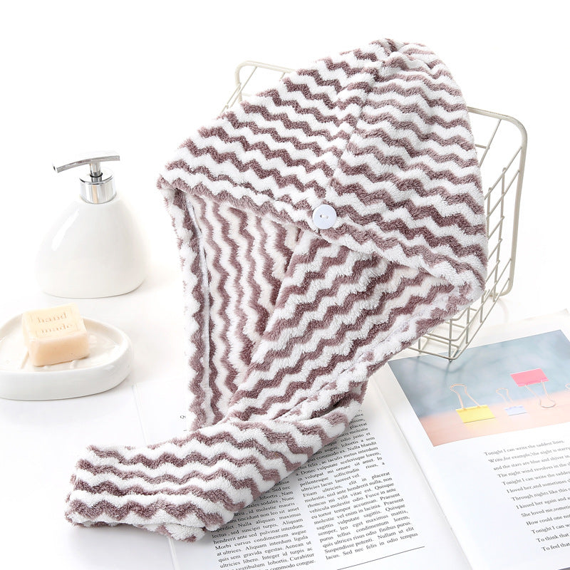 Coral Velvet Quick Drying Hanging Hat