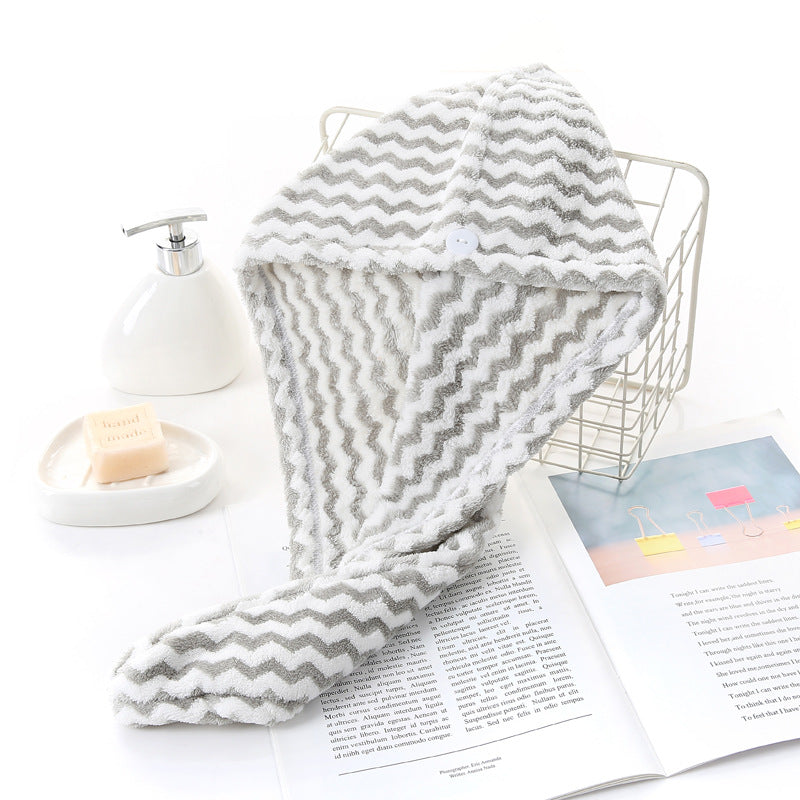 Coral Velvet Quick Drying Hanging Hat