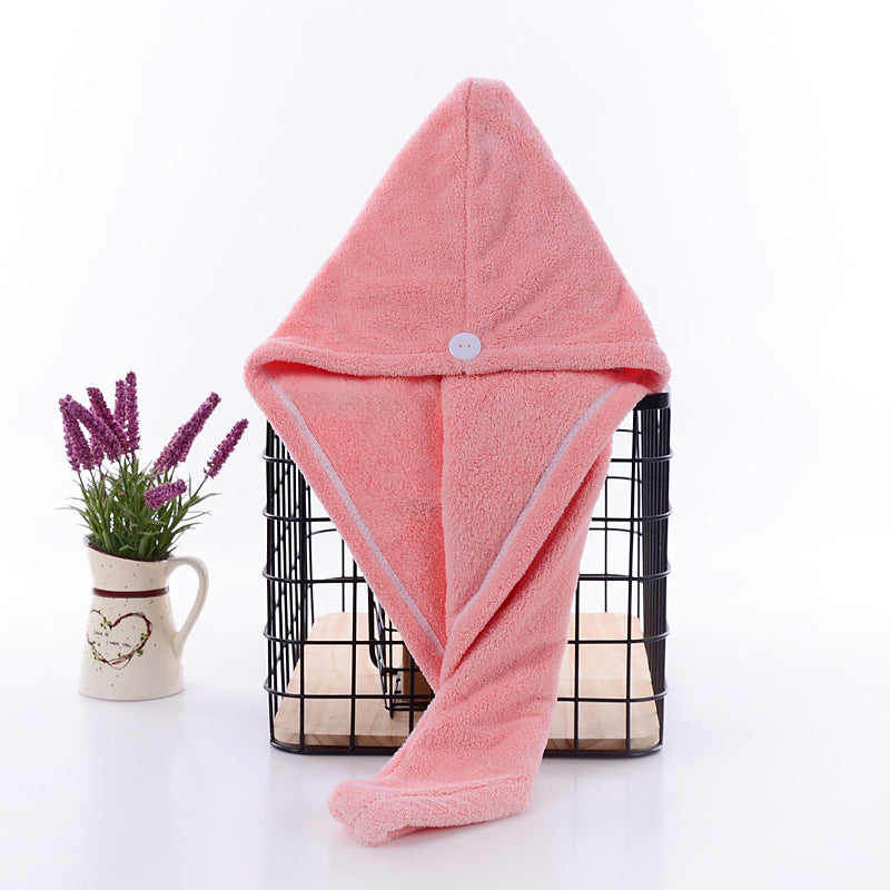 Coral Velvet Quick Drying Hanging Hat