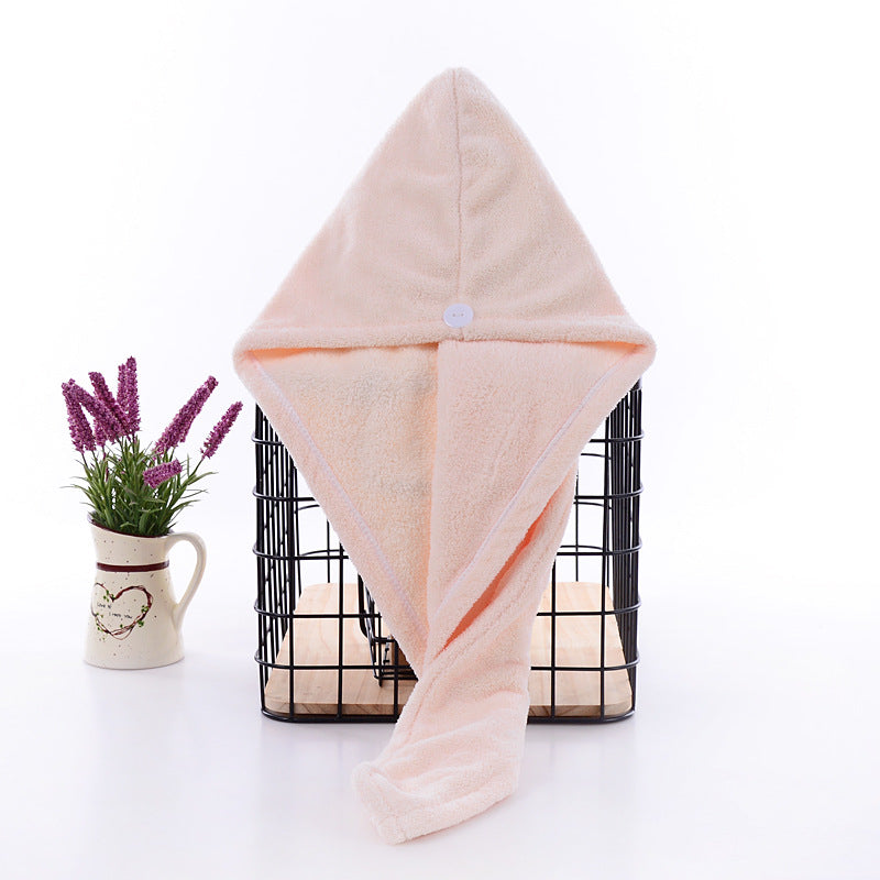 Coral Velvet Quick Drying Hanging Hat