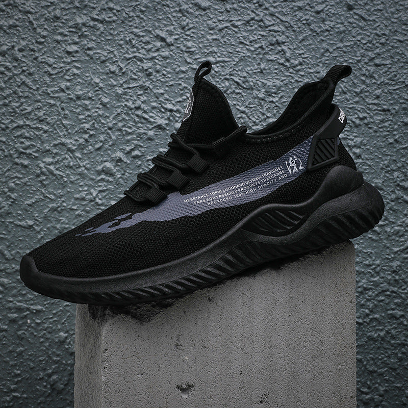 Men's Breathable Running Trainers Flying Weave Sports Various Colours