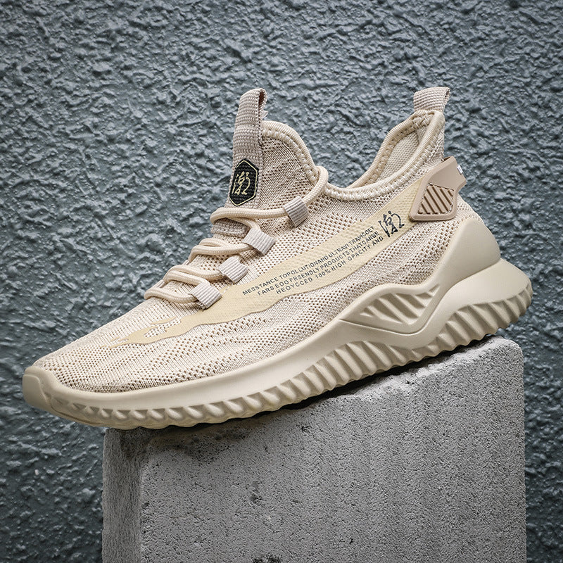 Men's Breathable Running Trainers Flying Weave Sports Various Colours