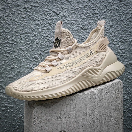 Men's Breathable Running Trainers Flying Weave Sports Various Colours