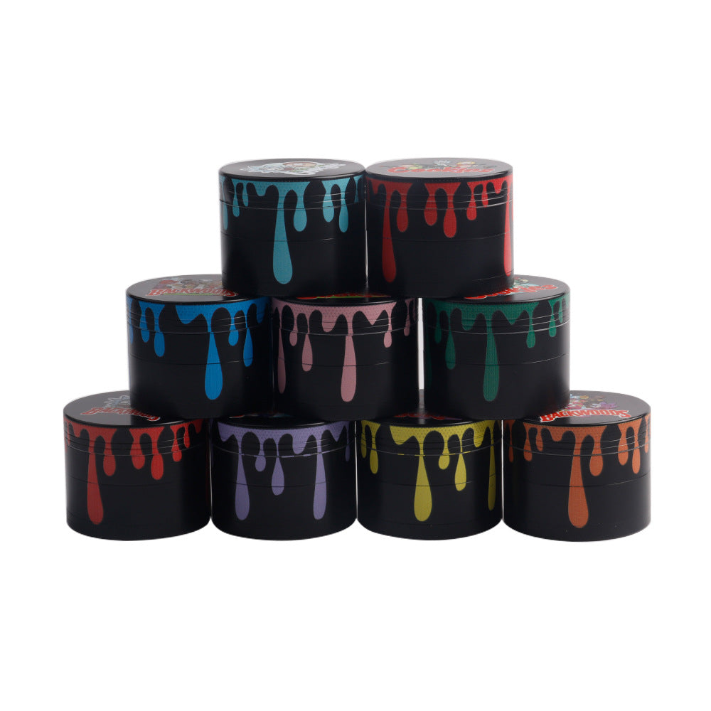 Alloy Rick And Morty/Cookies Herb Grinder Four Layer